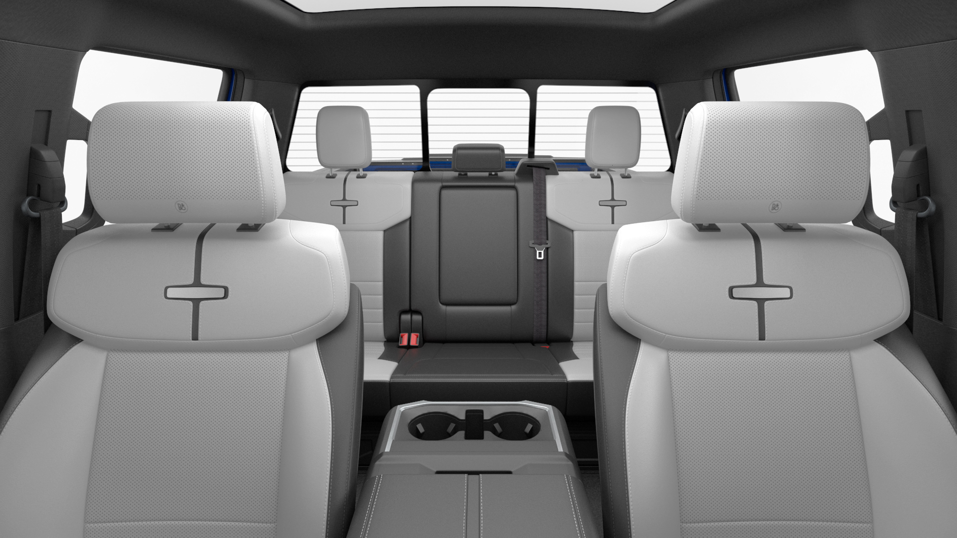 3D Electric Pickup Truck Rigged model