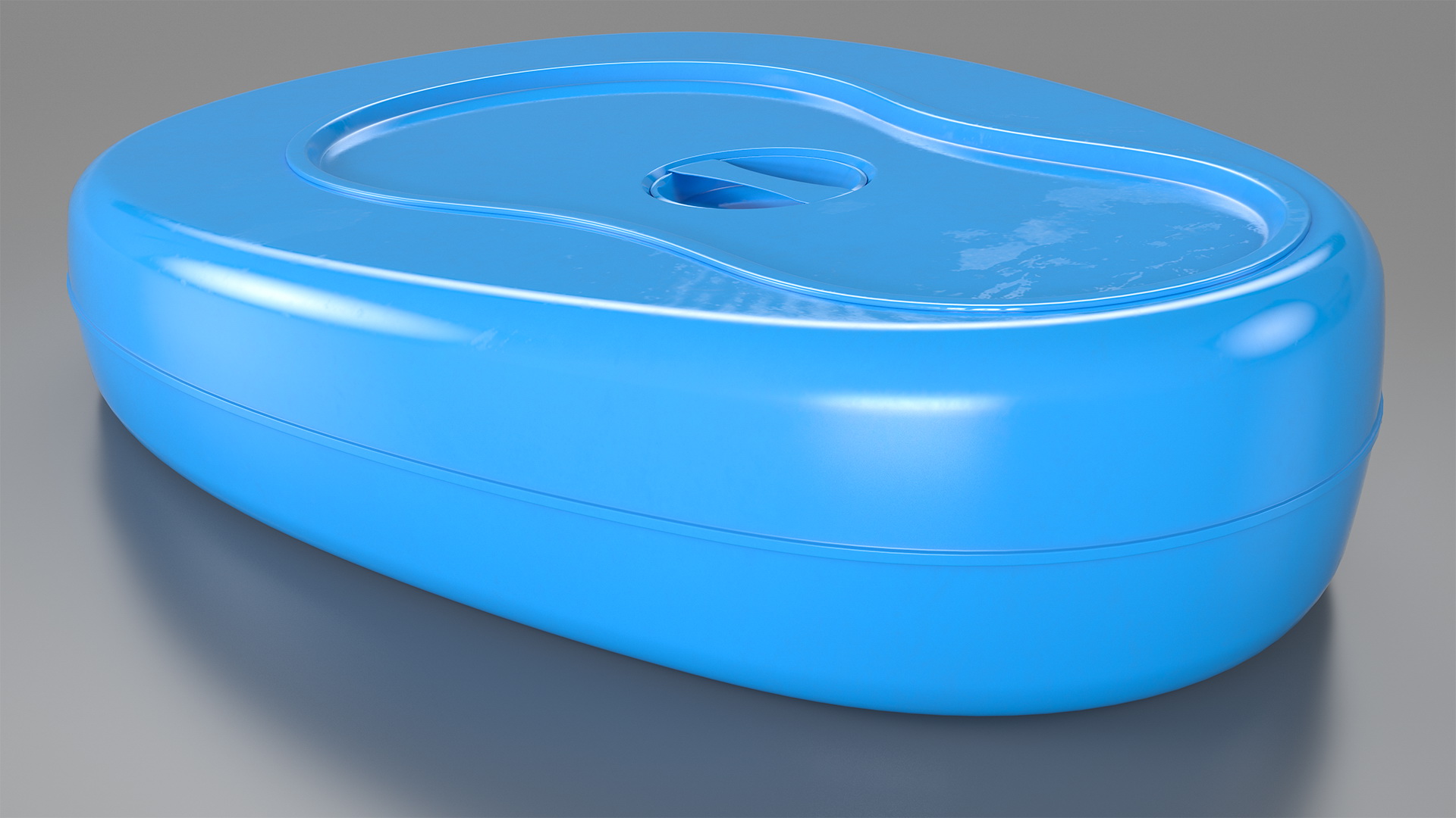 3D Bad Pan Plastic with Cover