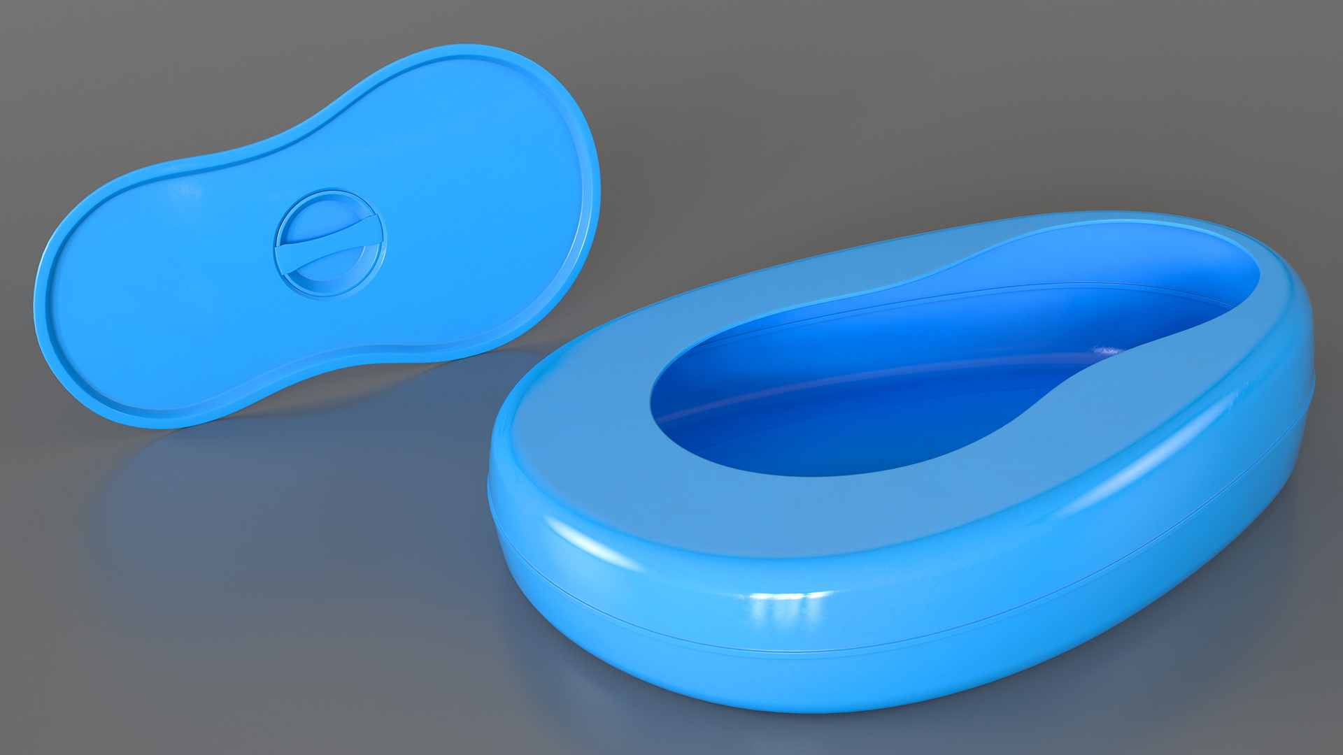 3D Bad Pan Plastic with Cover