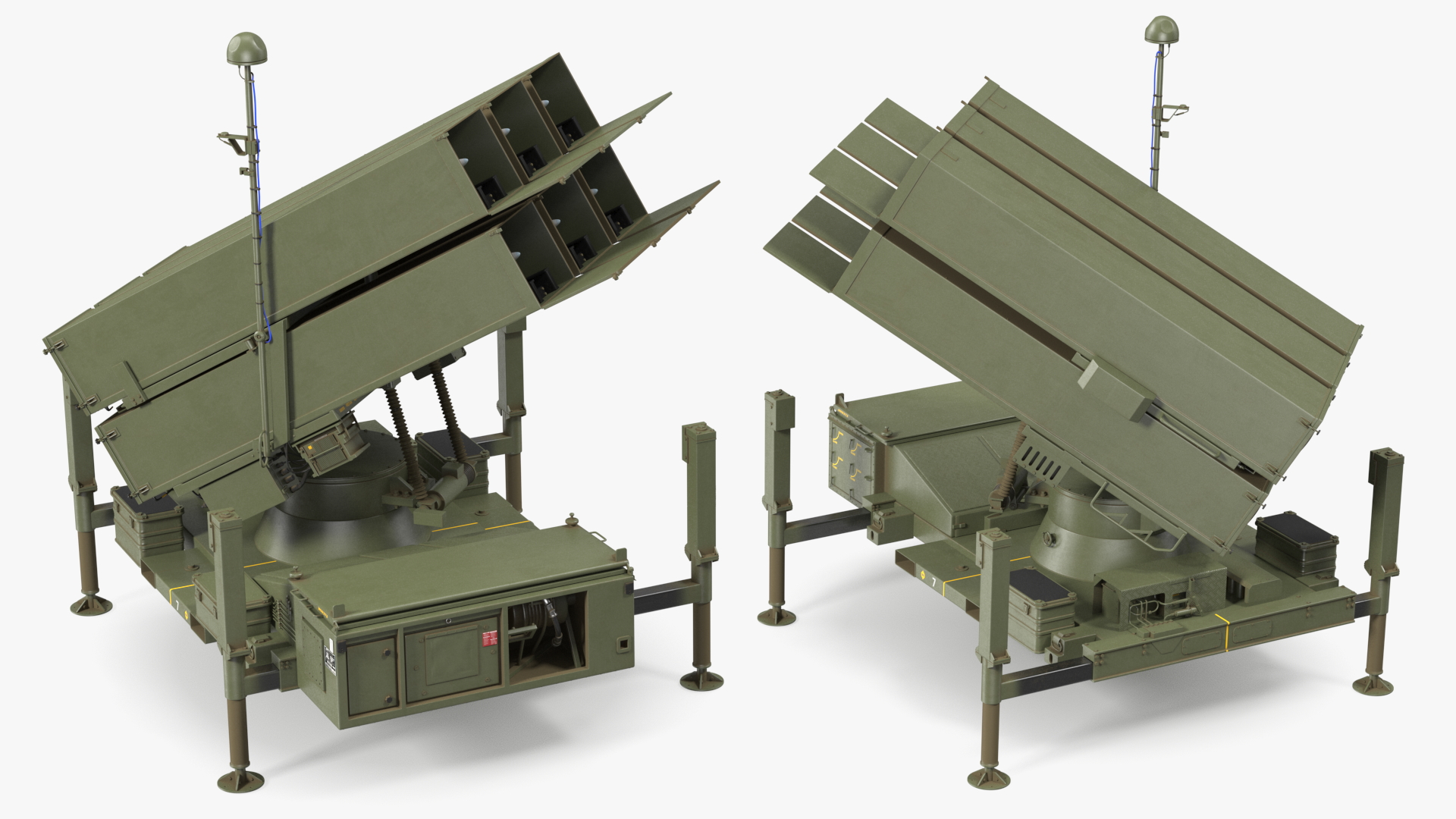 NASAMS Missile System Ready to Attack 3D