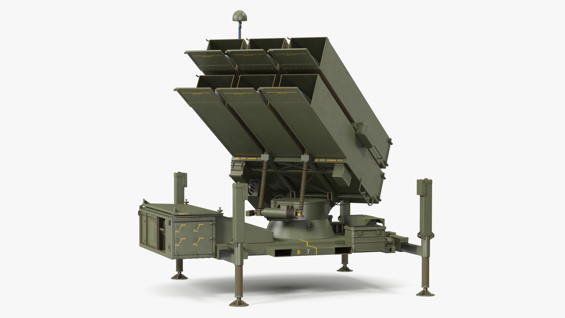 NASAMS Missile System Ready to Attack 3D