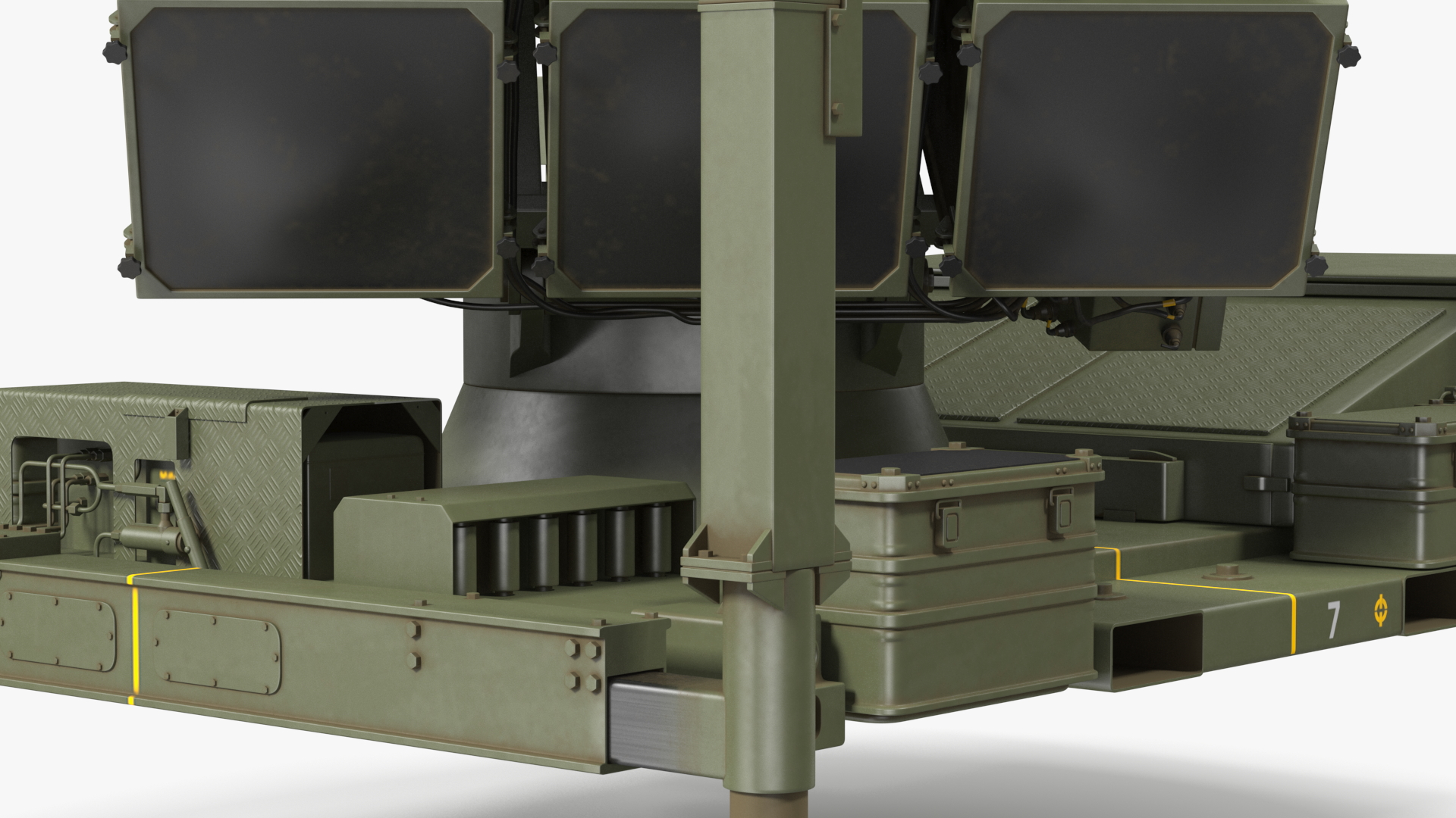 NASAMS Missile System Ready to Attack 3D