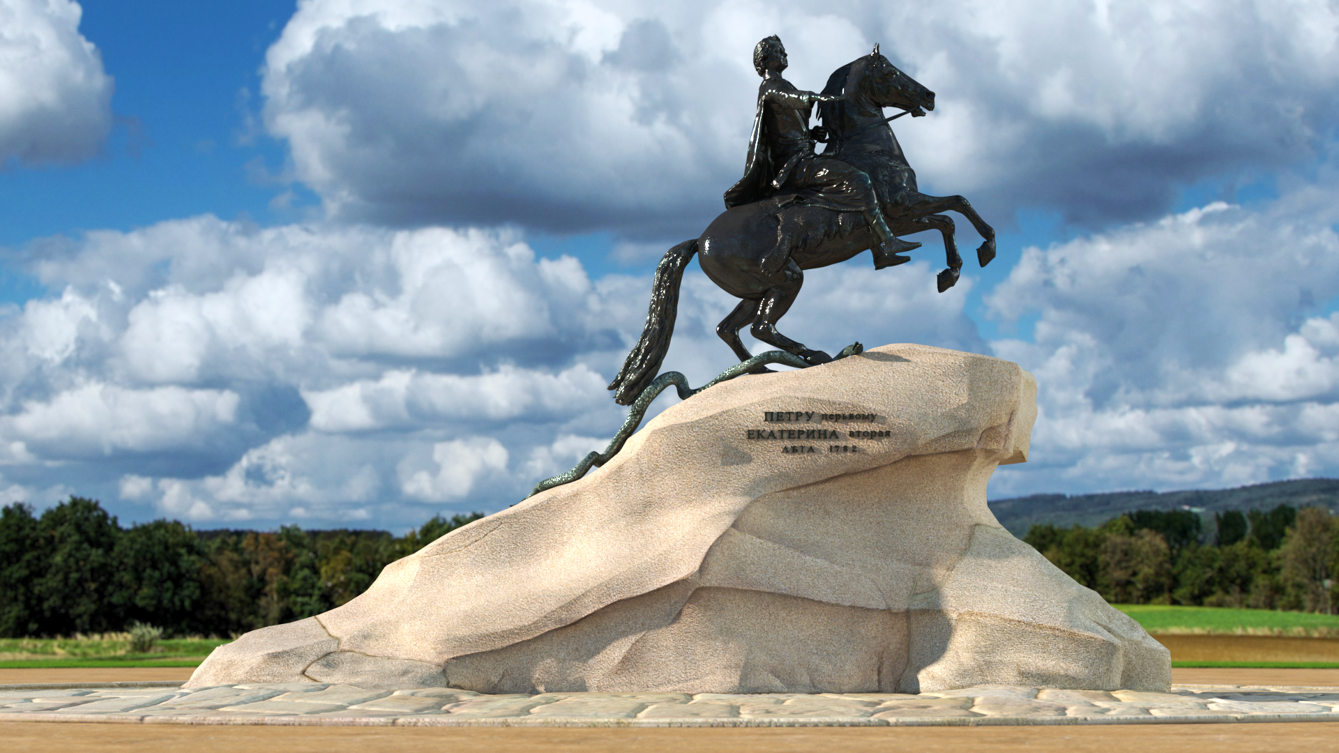 Peter the Great Bronze Horseman Monument, view 5