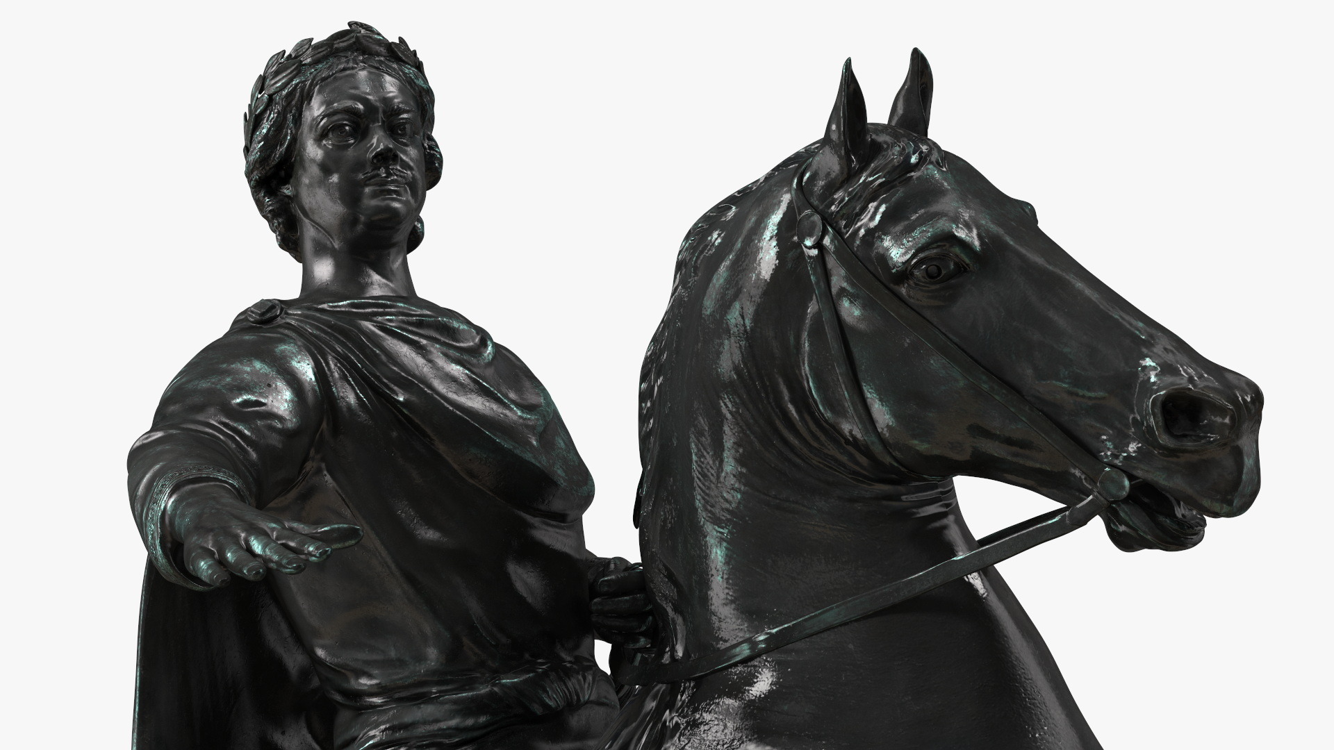 3D model Peter the Great Bronze Horseman Monument