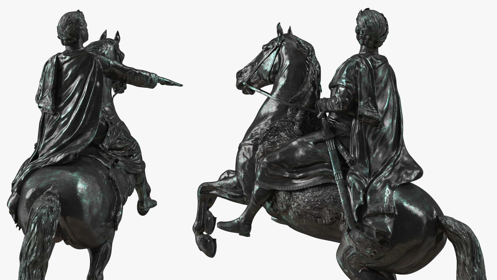 3D model Peter the Great Bronze Horseman Monument