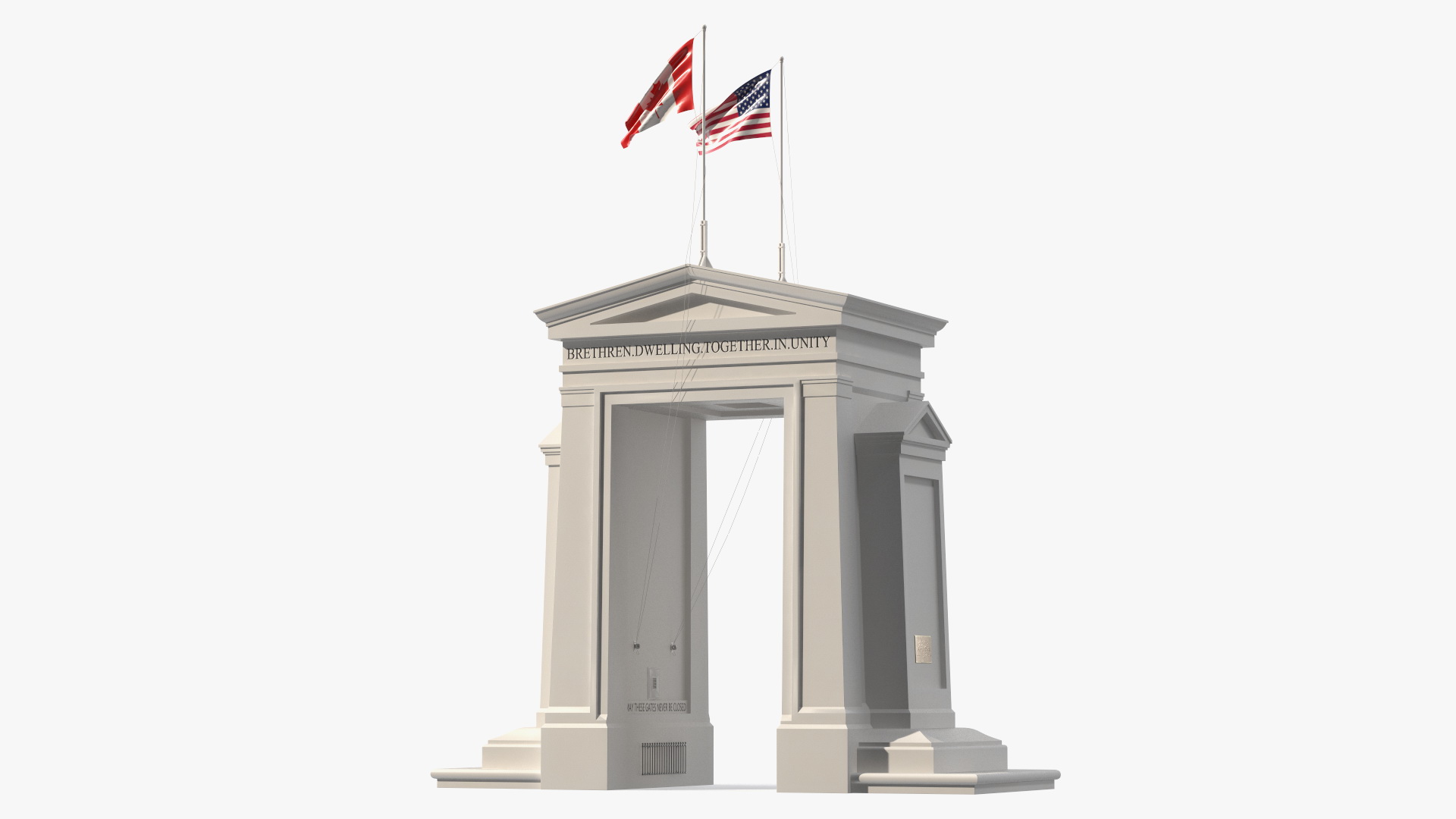 3D model Peace Arch