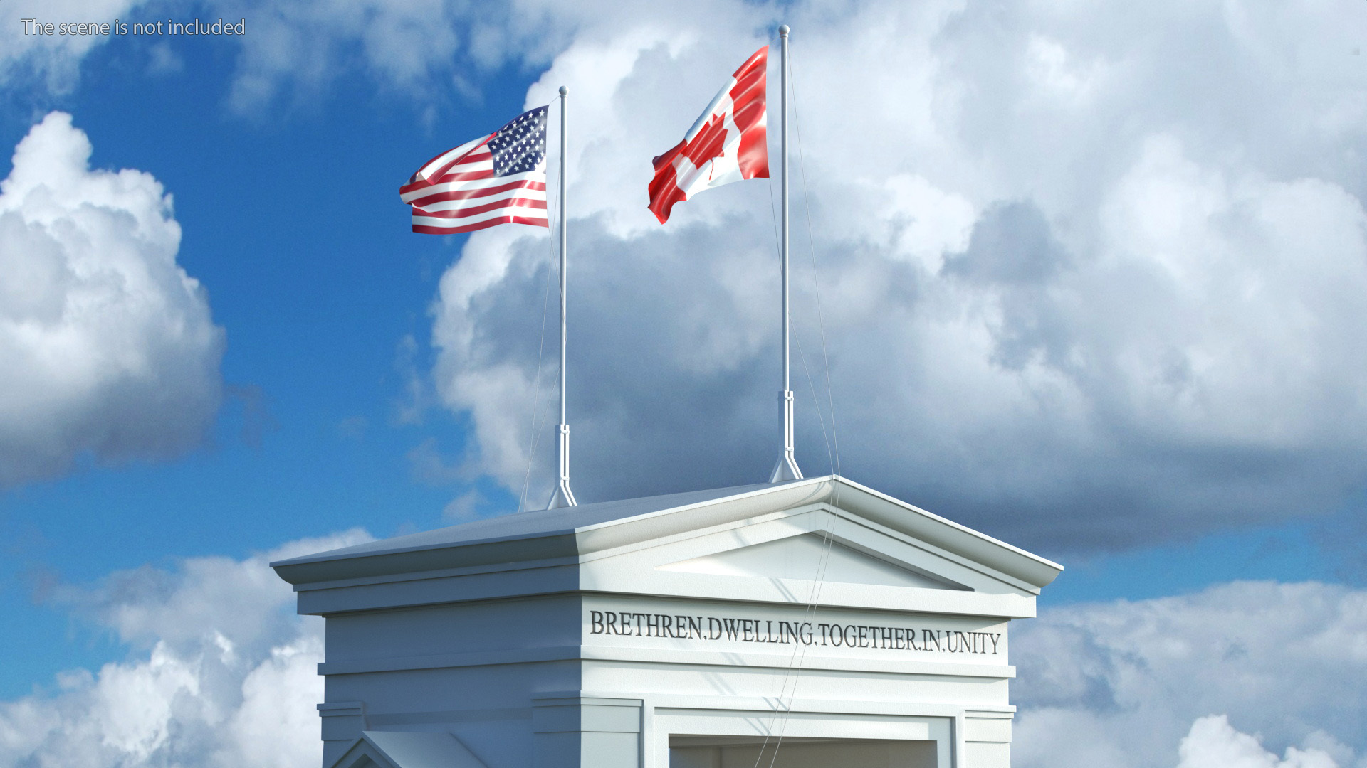 3D model Peace Arch