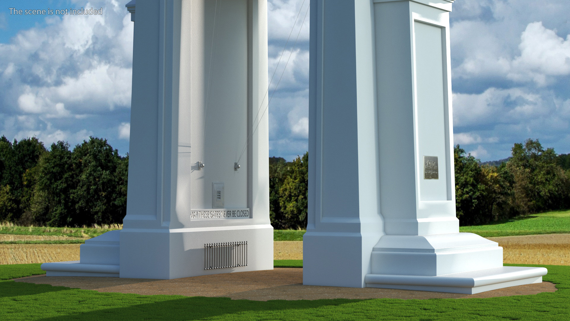 3D model Peace Arch
