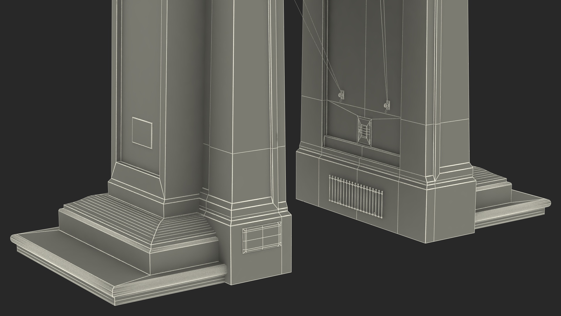 3D model Peace Arch