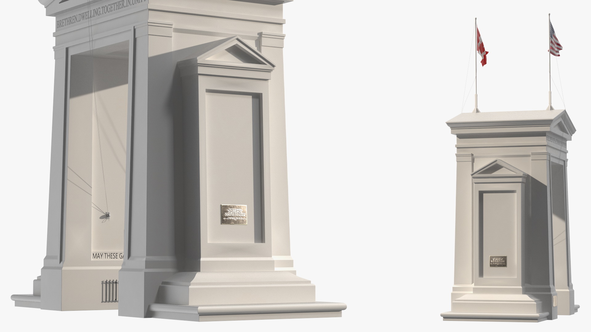 3D model Peace Arch