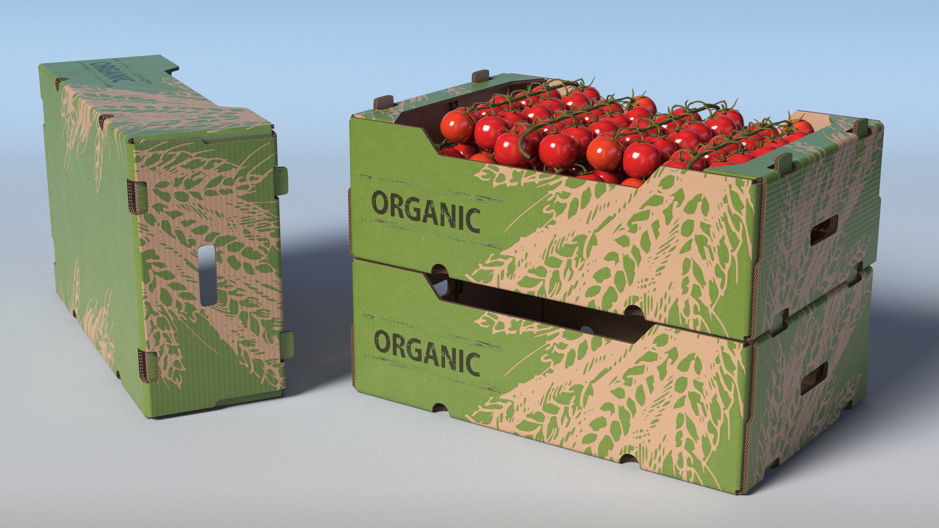 Organic Cherry Vine Tomato Harvest Box, view 2