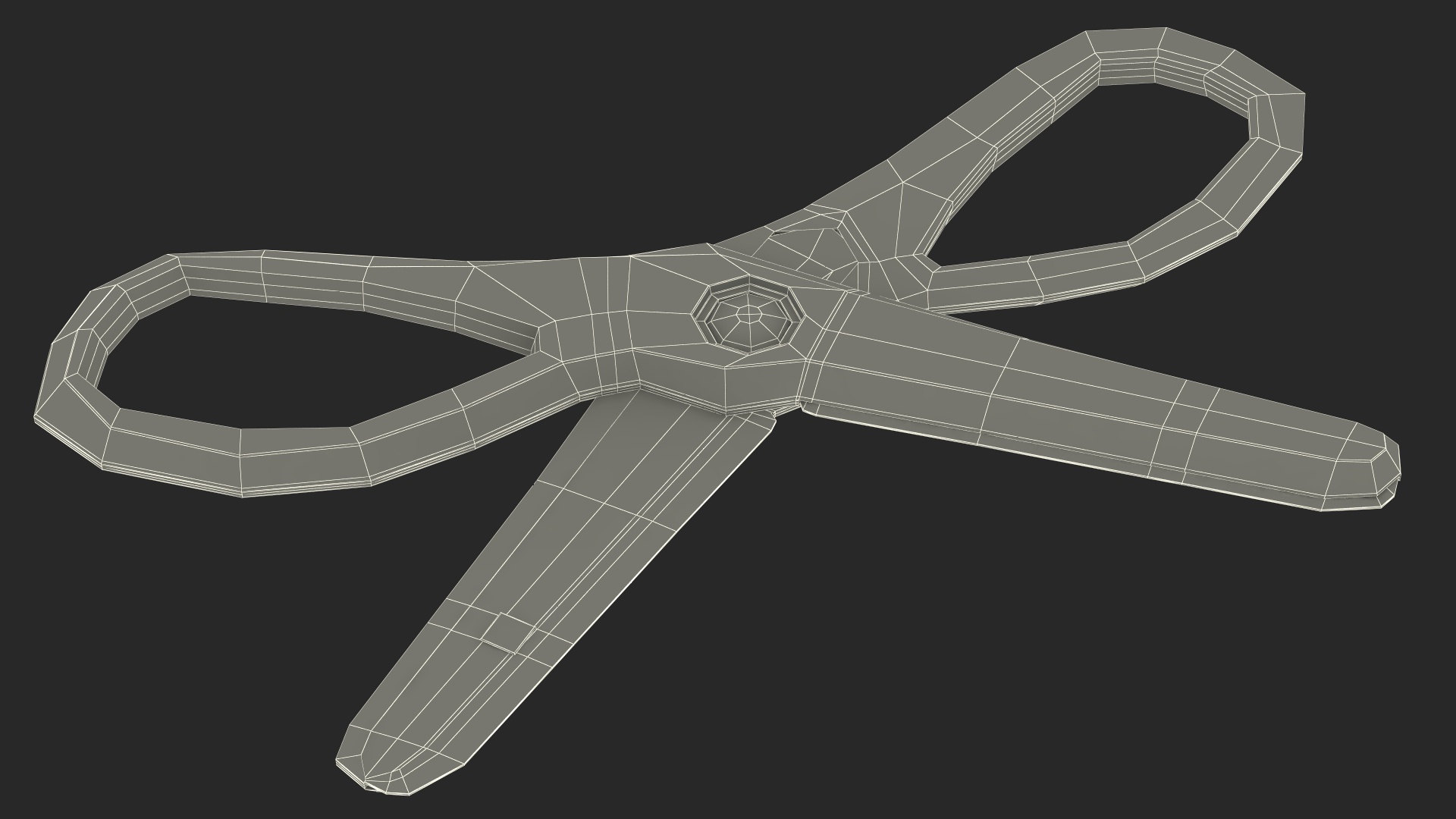 3D model Kids Safety Scissors