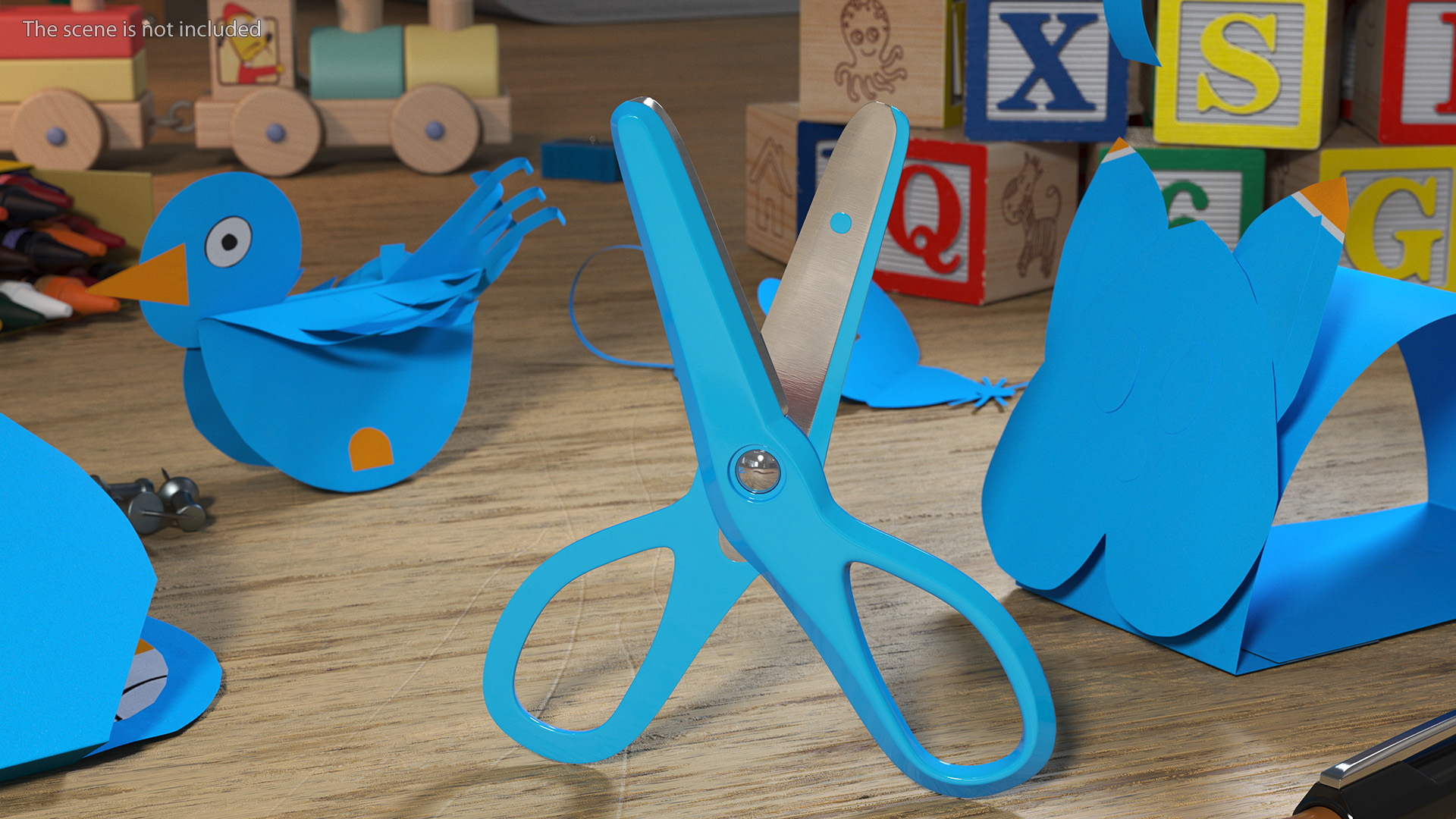 3D model Kids Safety Scissors