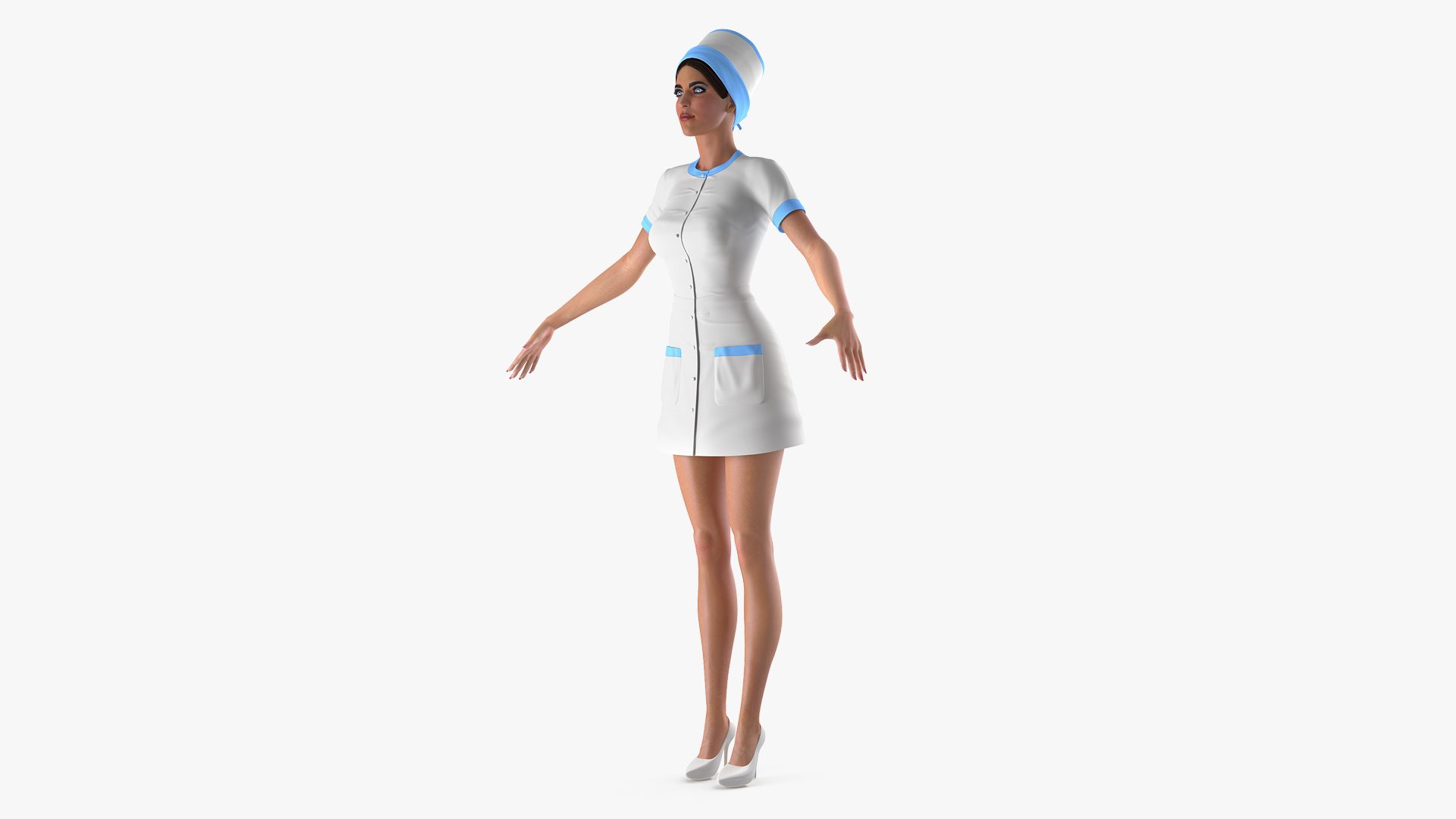 Nurse T-Pose 3D
