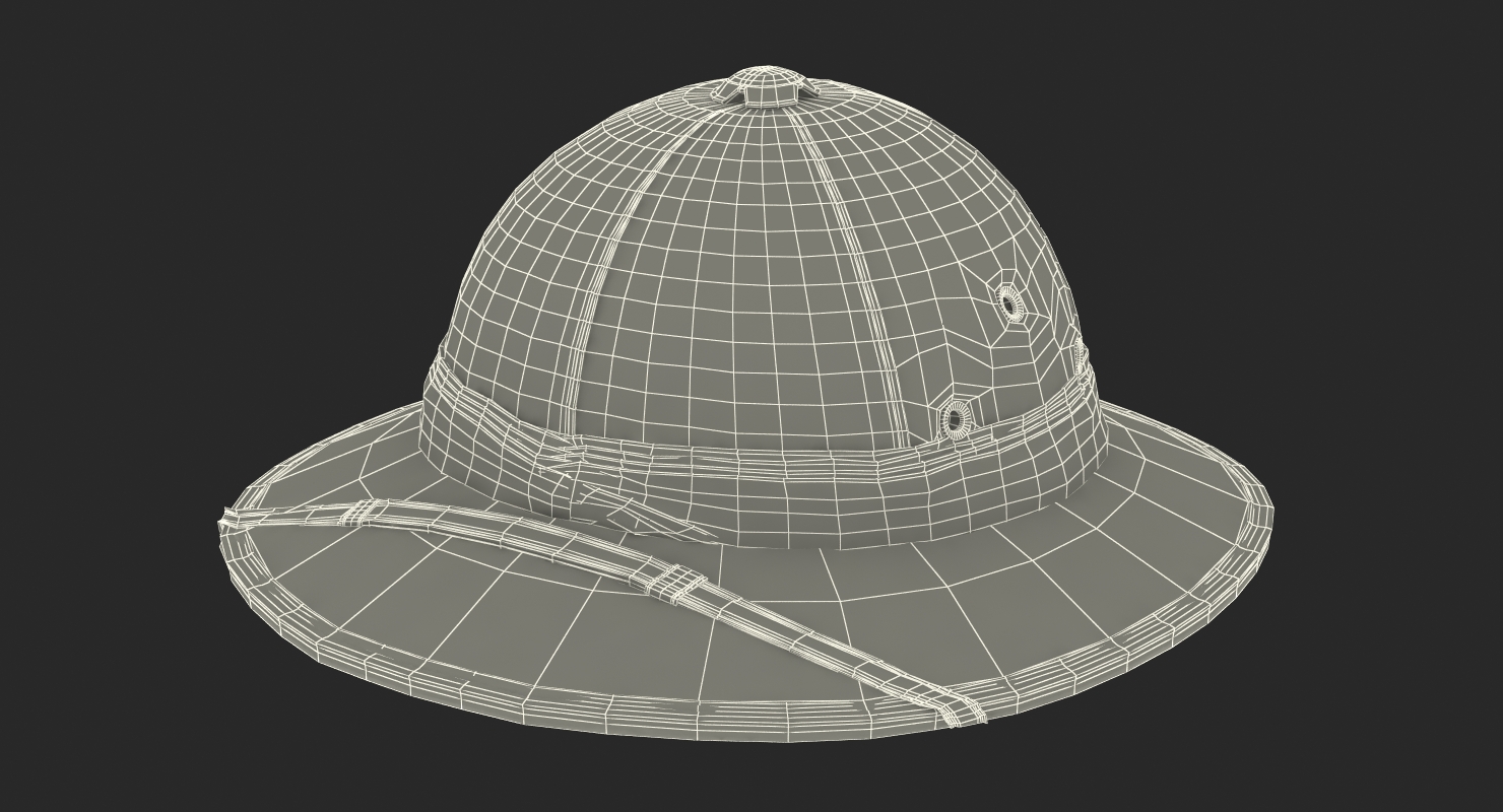 3D Tropical Helmet Dirty