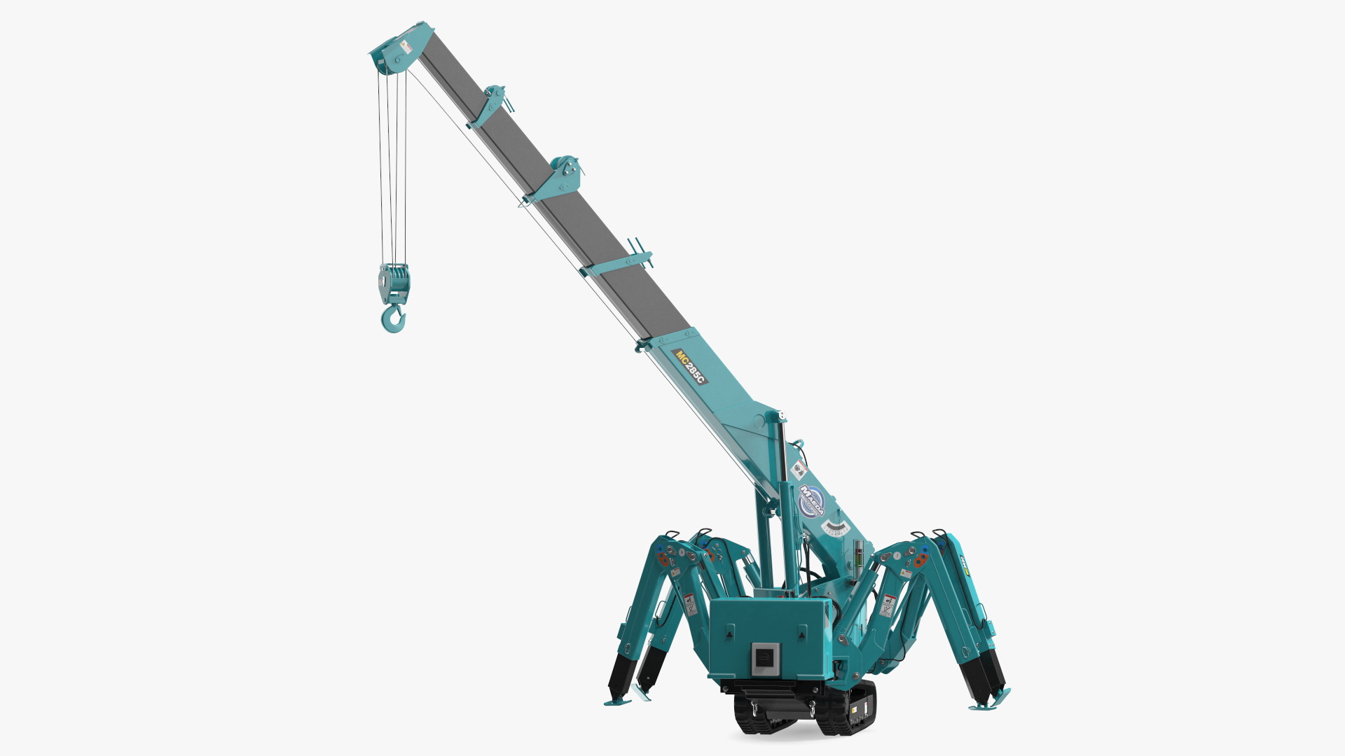 Maeda MC285C 3 Spider Mini Crane Rigged 3D model