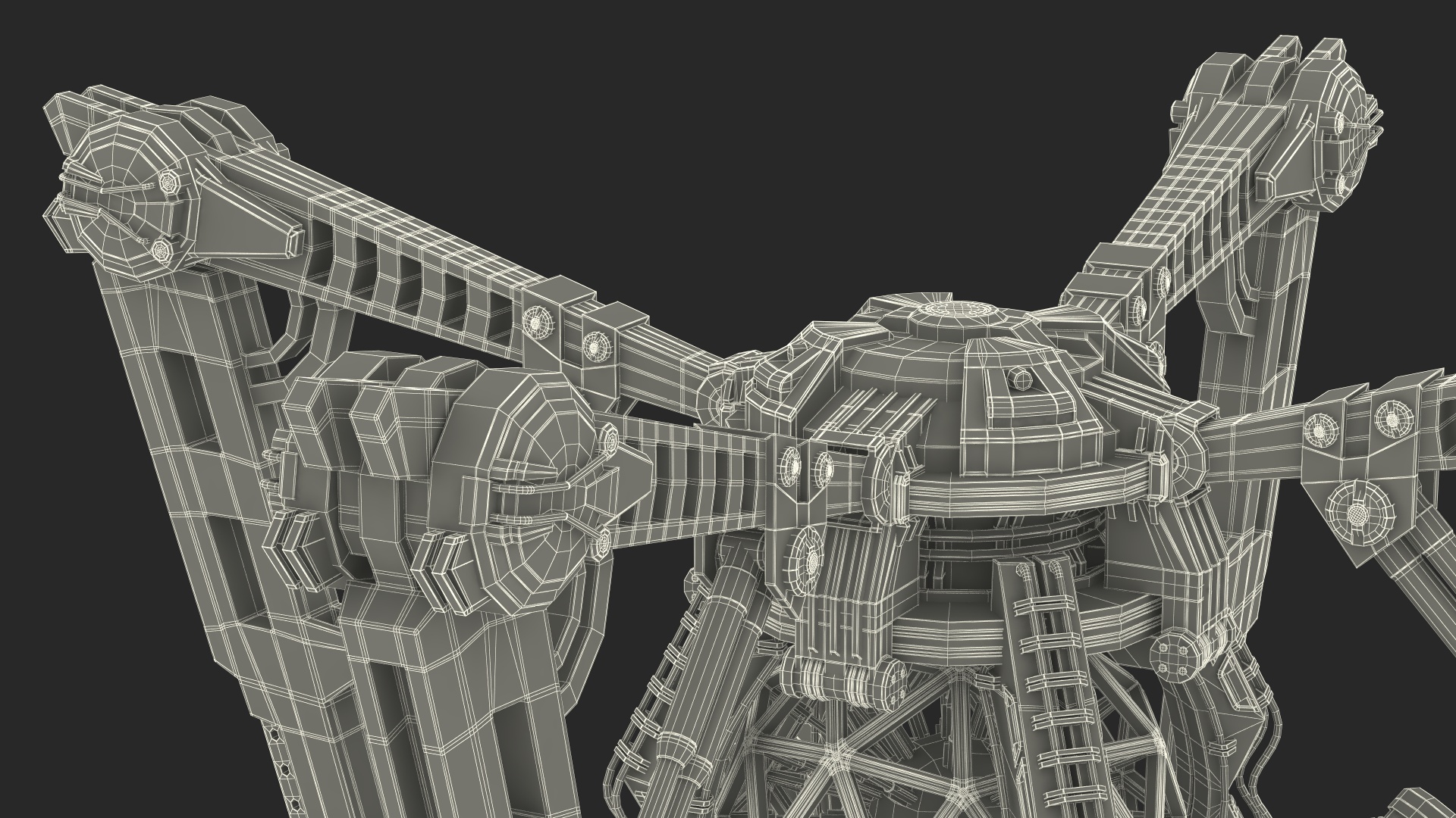 3D Futuristic Nuclear Reactor
