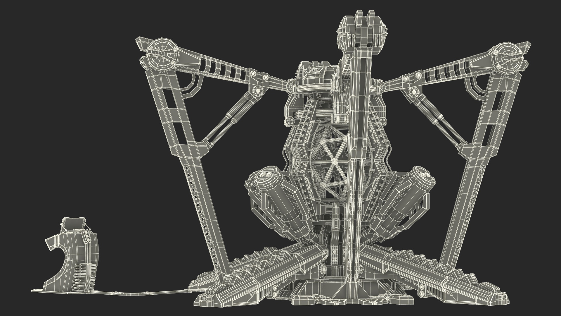 3D Futuristic Nuclear Reactor