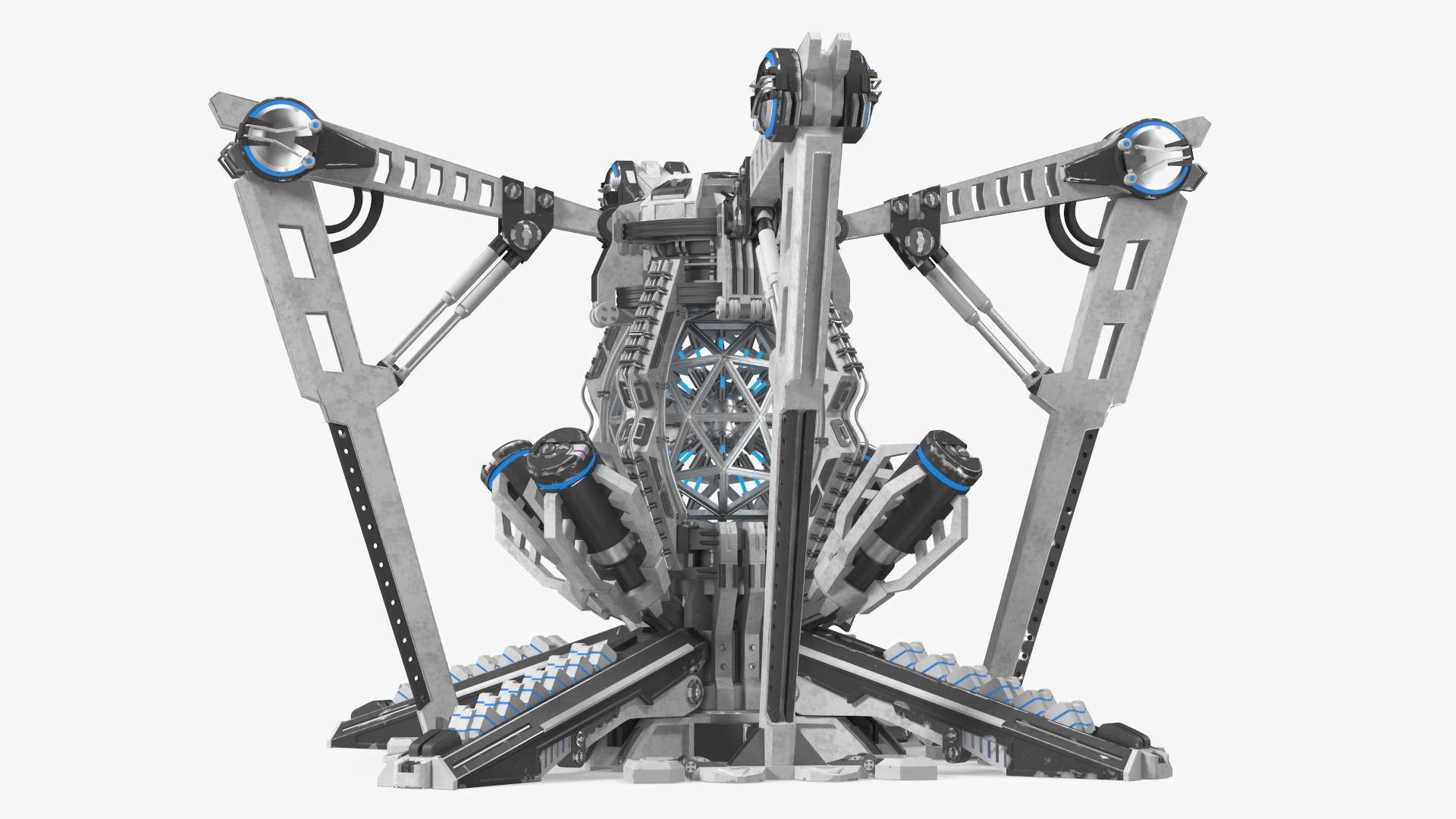 3D Futuristic Nuclear Reactor