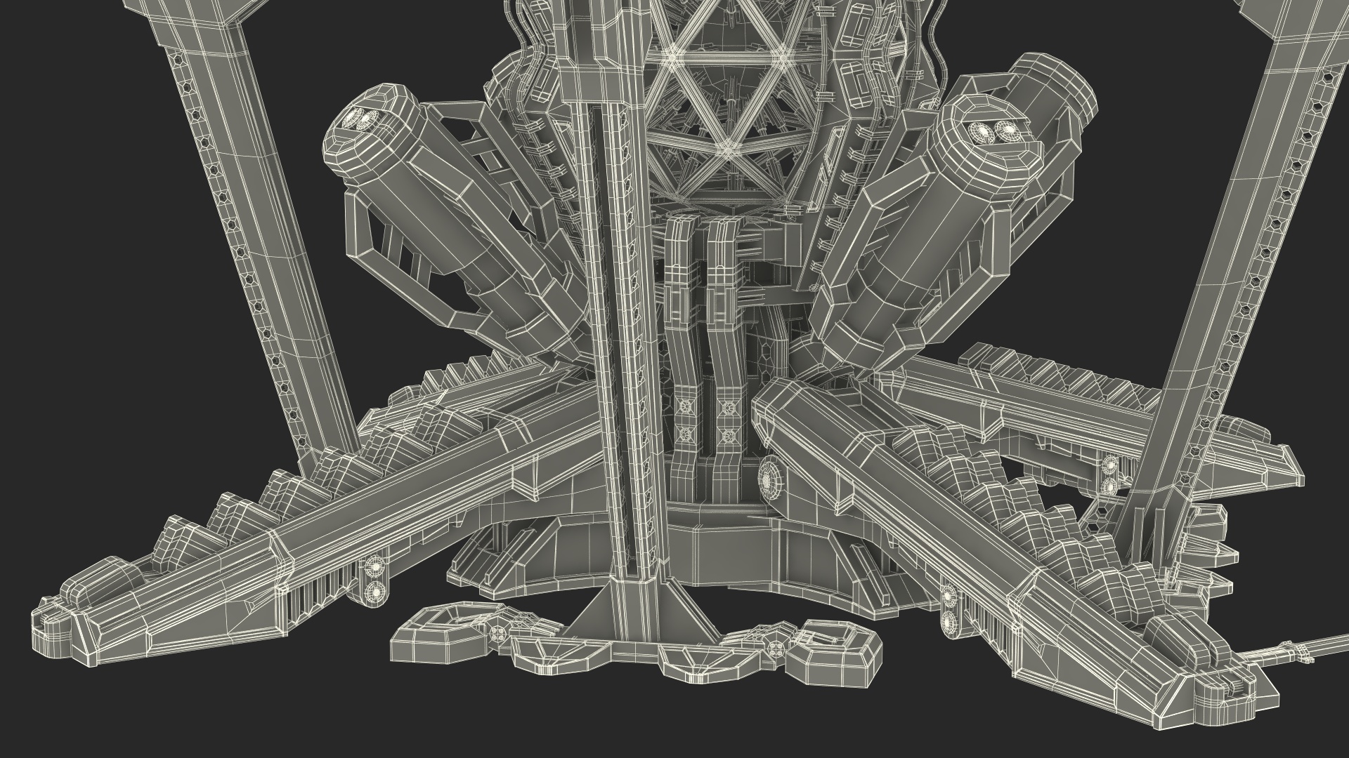 3D Futuristic Nuclear Reactor