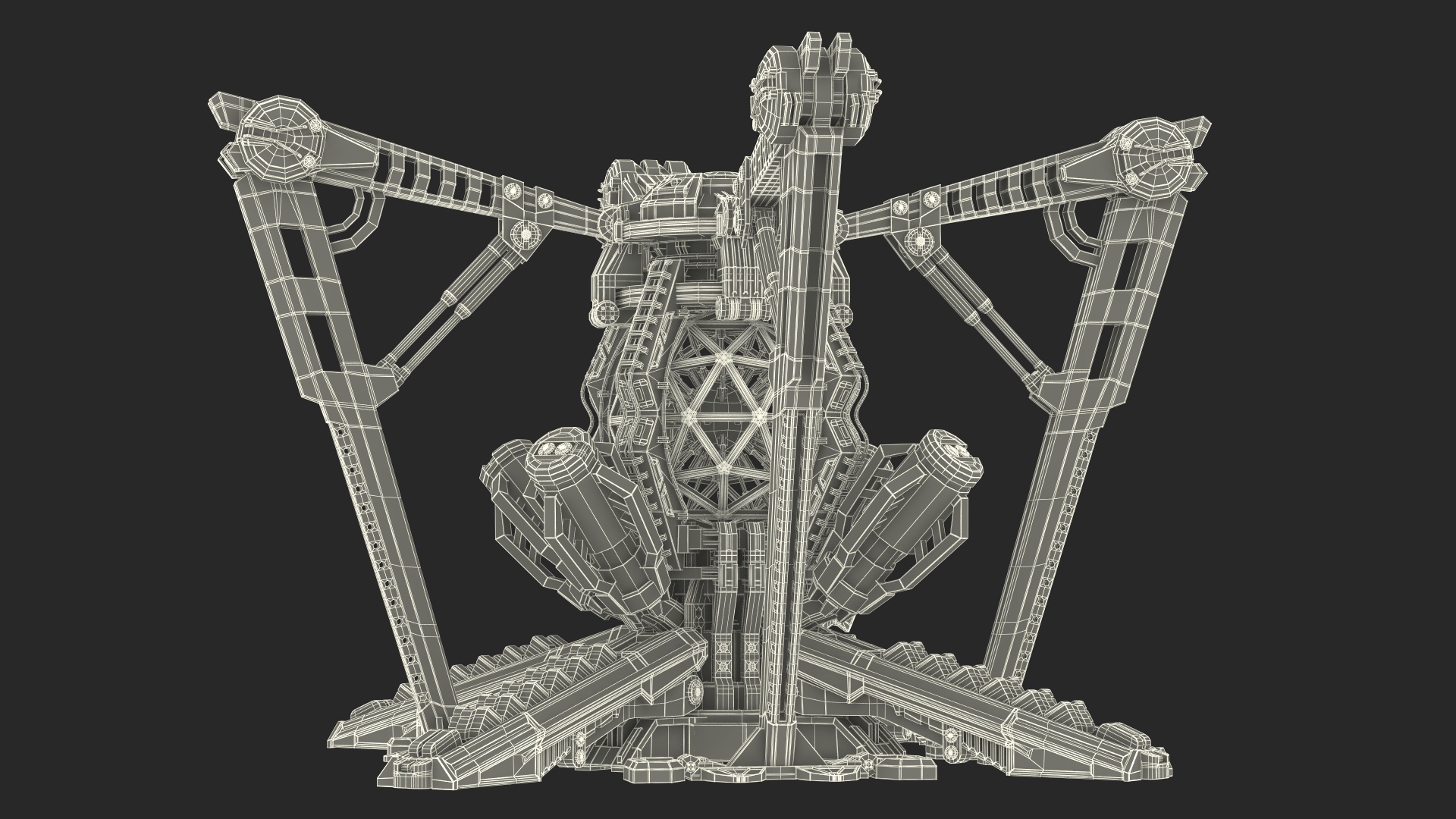 3D Futuristic Nuclear Reactor