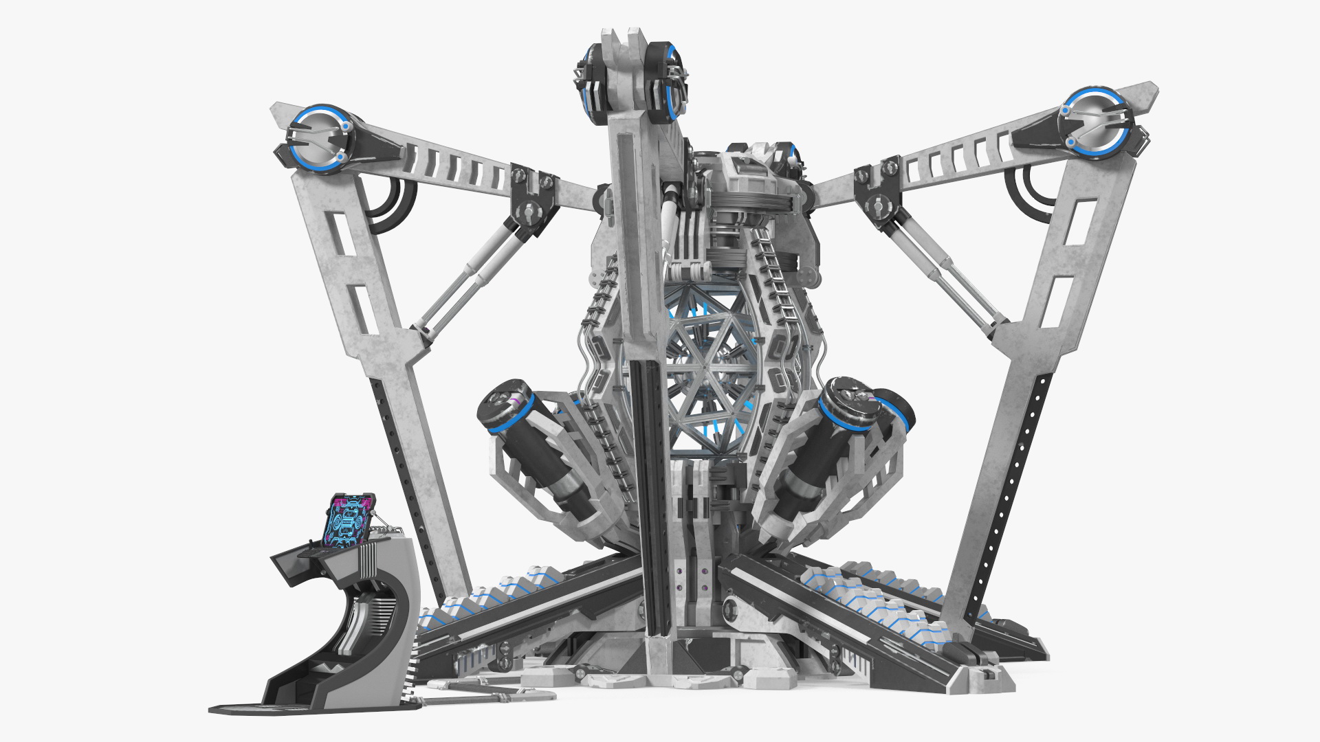 3D Futuristic Nuclear Reactor