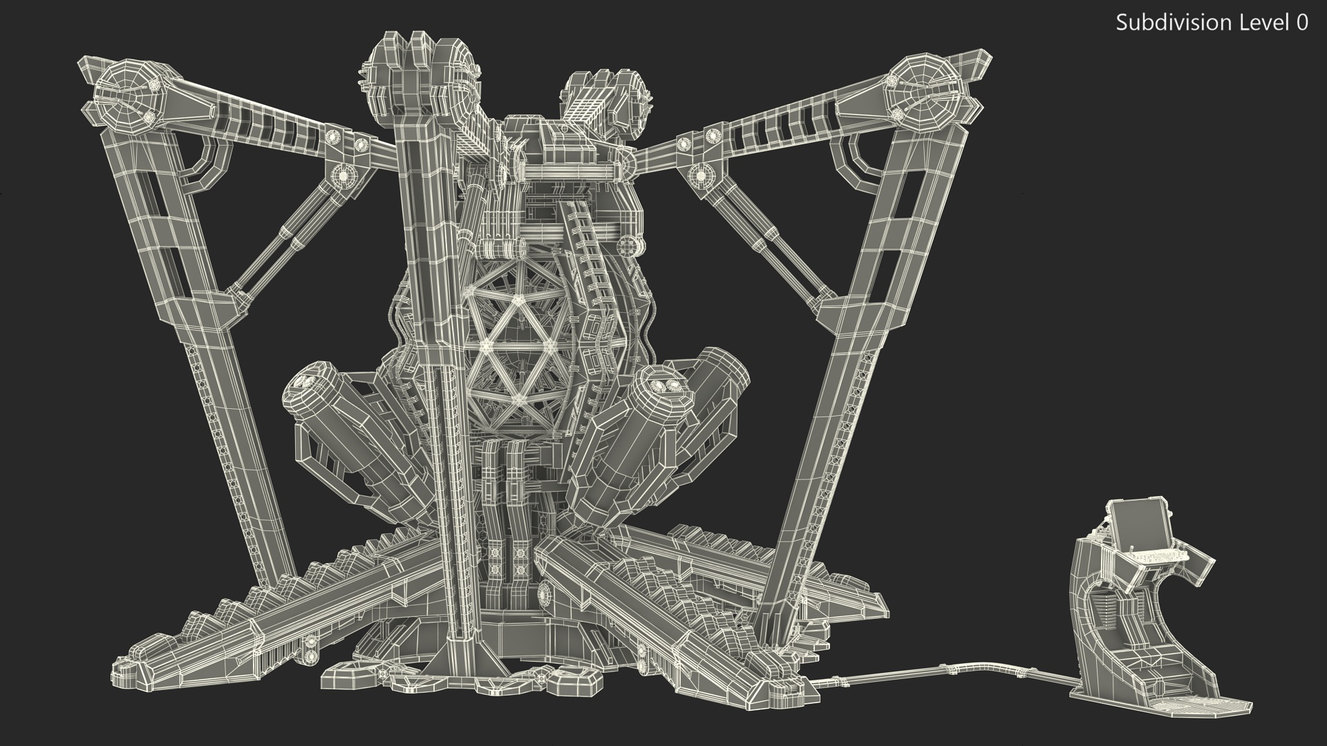 3D Futuristic Nuclear Reactor