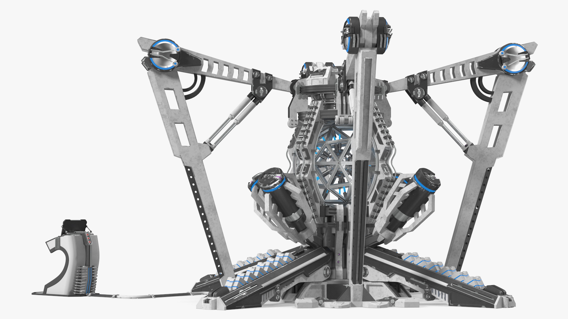 3D Futuristic Nuclear Reactor