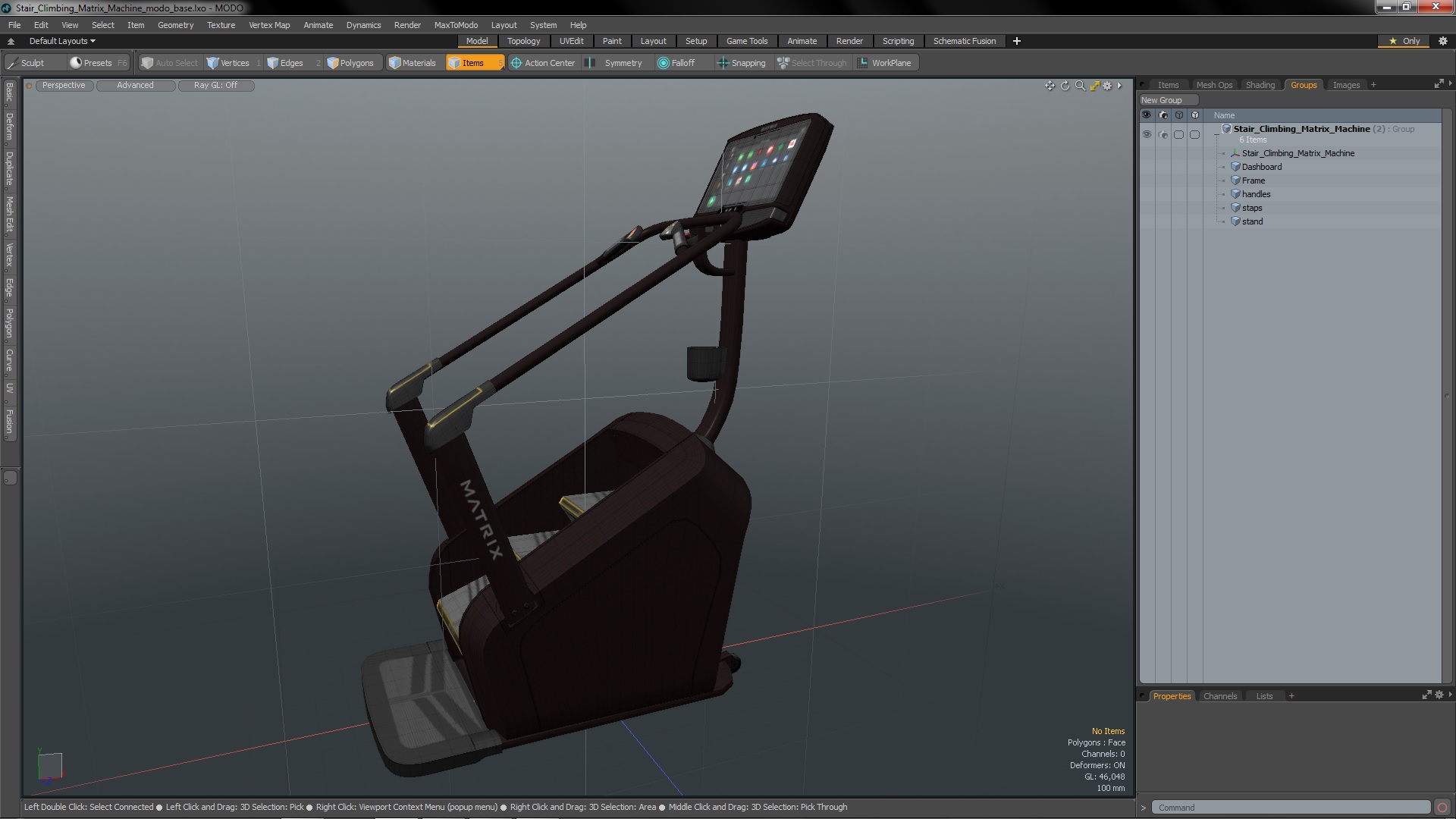 Stair Climbing Matrix Machine 3D model