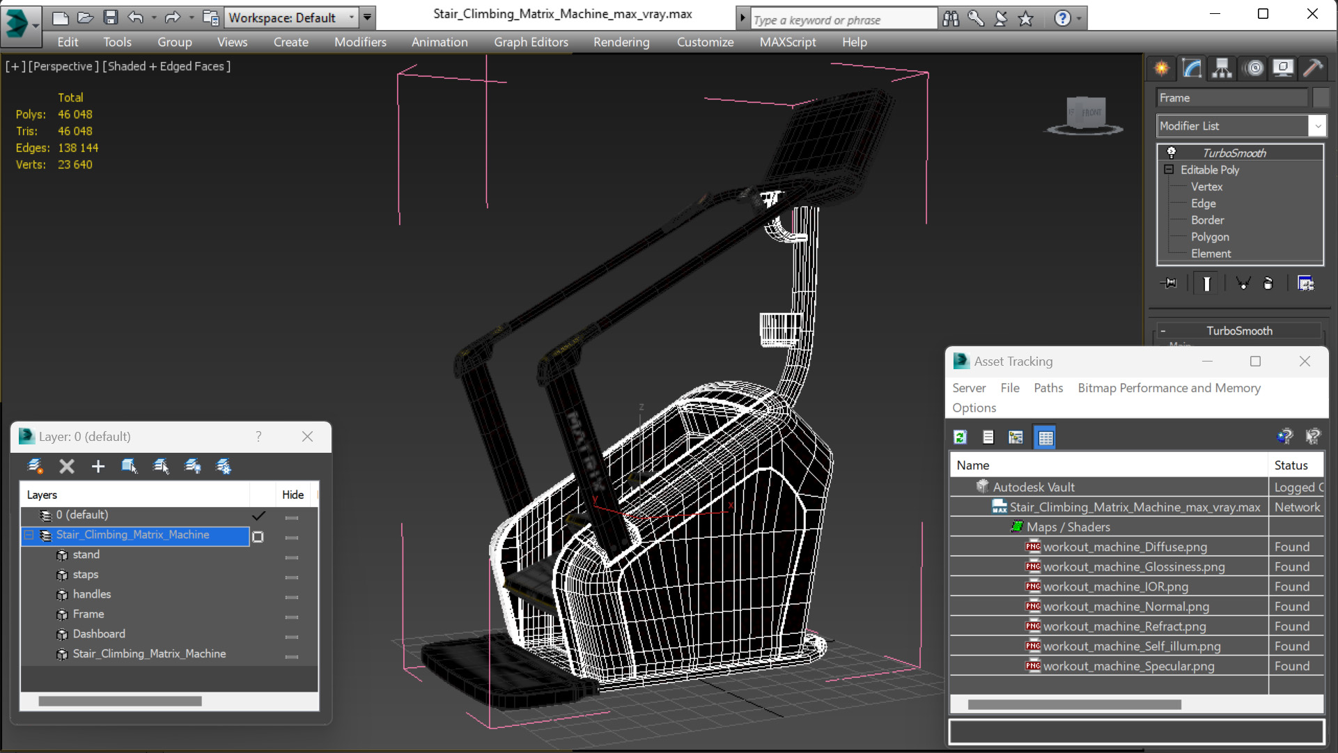 Stair Climbing Matrix Machine 3D model