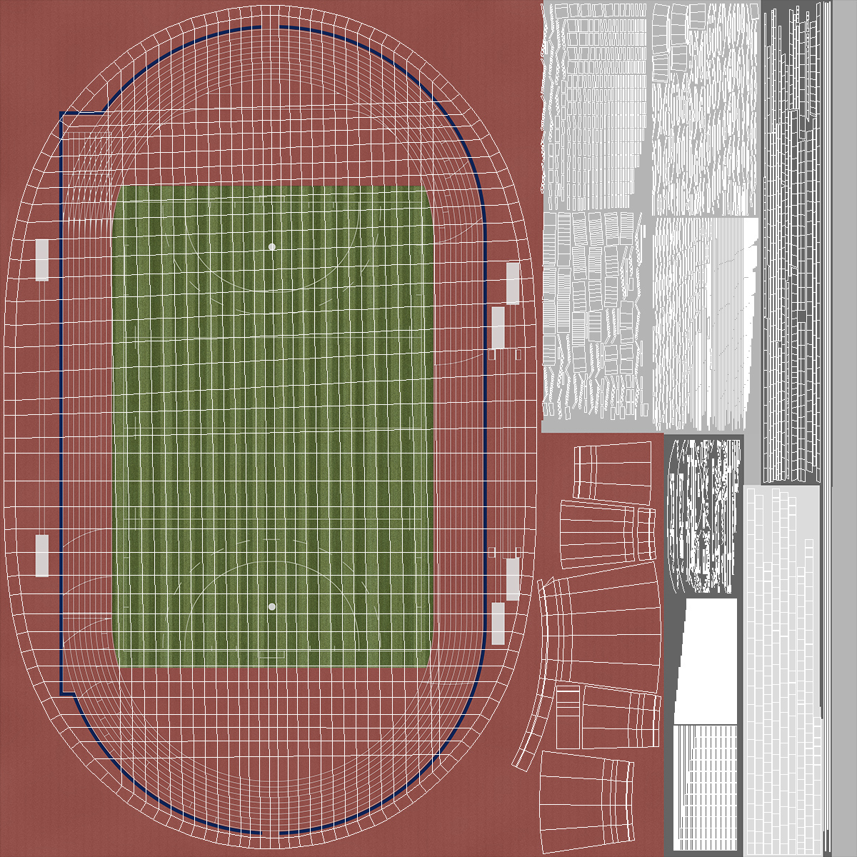 New National Olympic Stadium Tokyo Field Hockey 3D