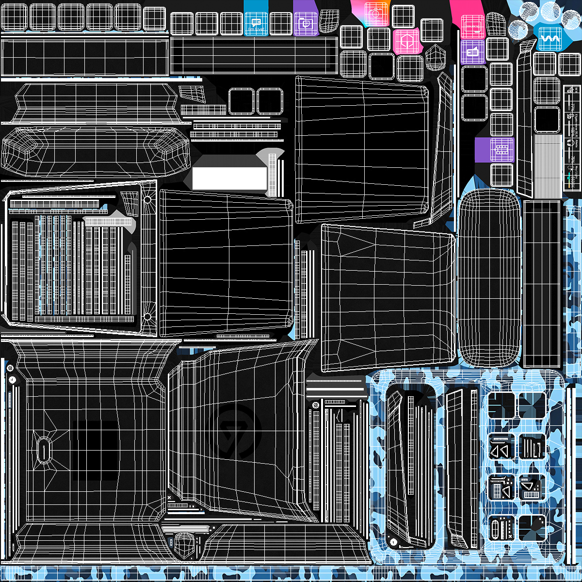 3D model Elgato Stream Deck Custom Skin