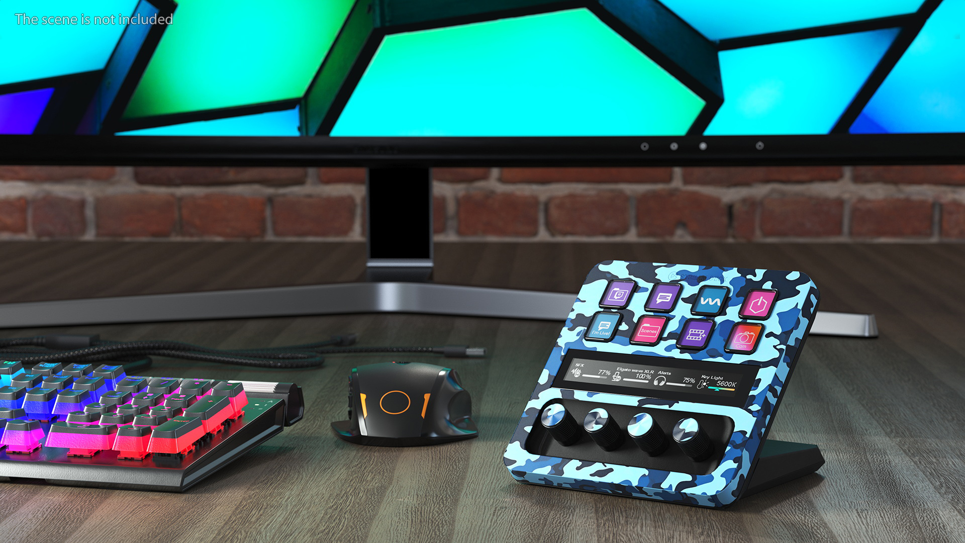 3D model Elgato Stream Deck Custom Skin