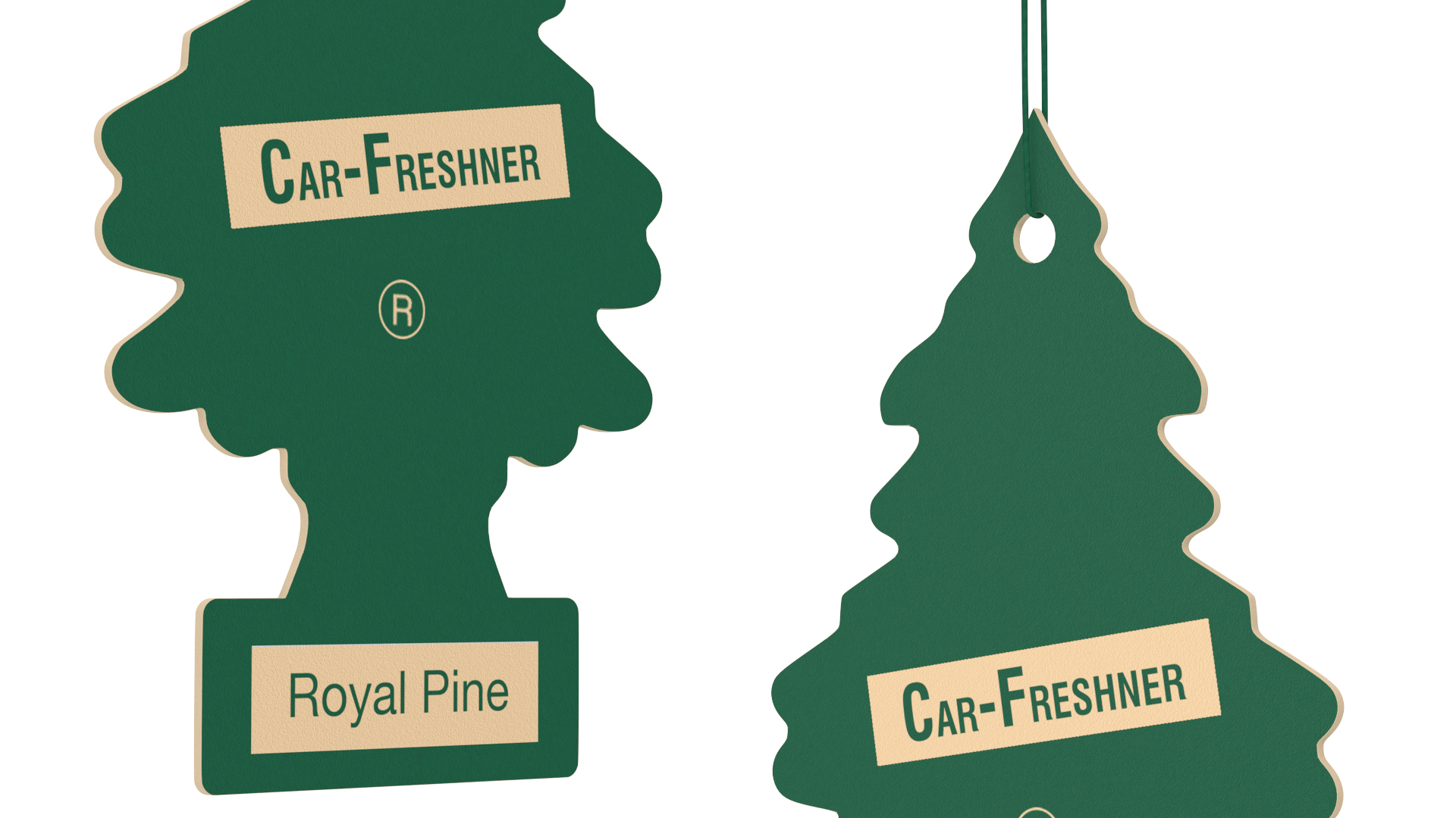 3D Little Trees Car Freshener Royal Pine Scent model