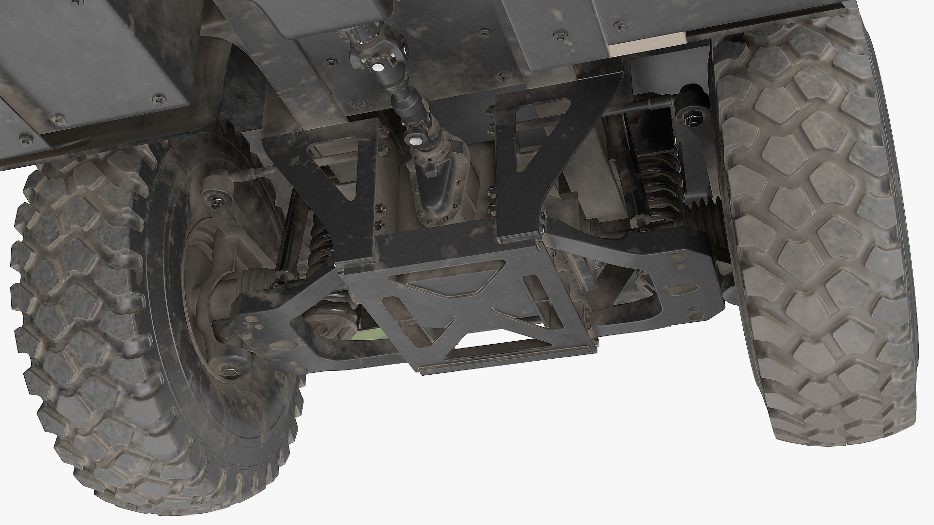 Military Cargo Truck OshKosh MTVR MK23 Dusty 3D model