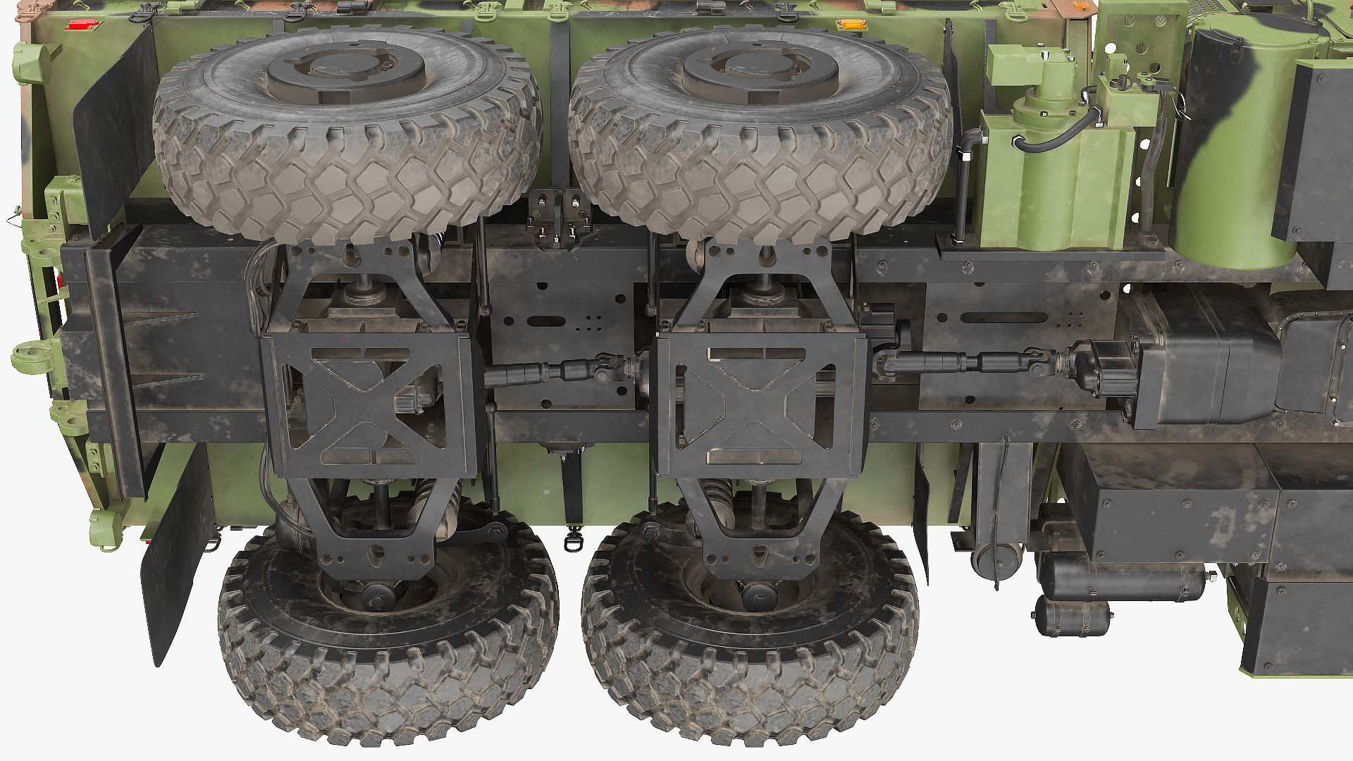 Military Cargo Truck OshKosh MTVR MK23 Dusty 3D model