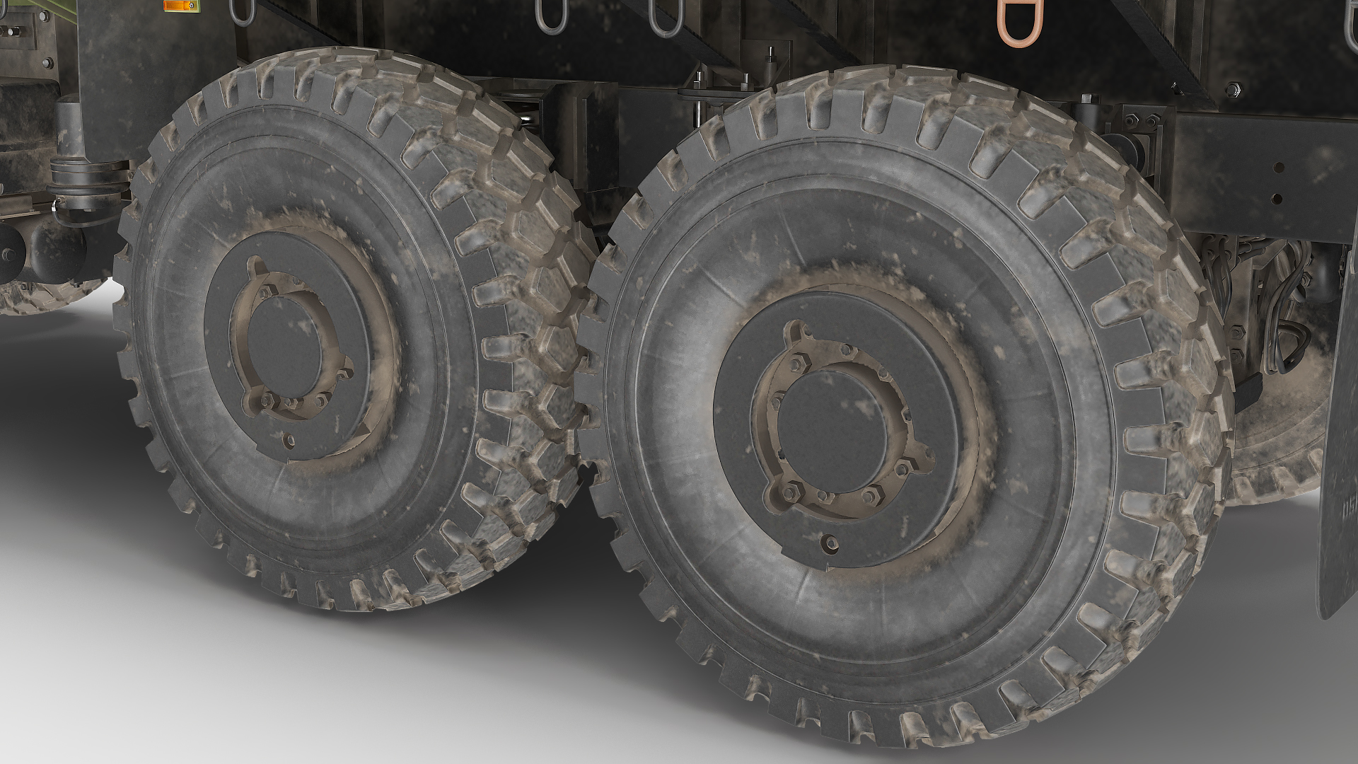 Military Cargo Truck OshKosh MTVR MK23 Dusty 3D model