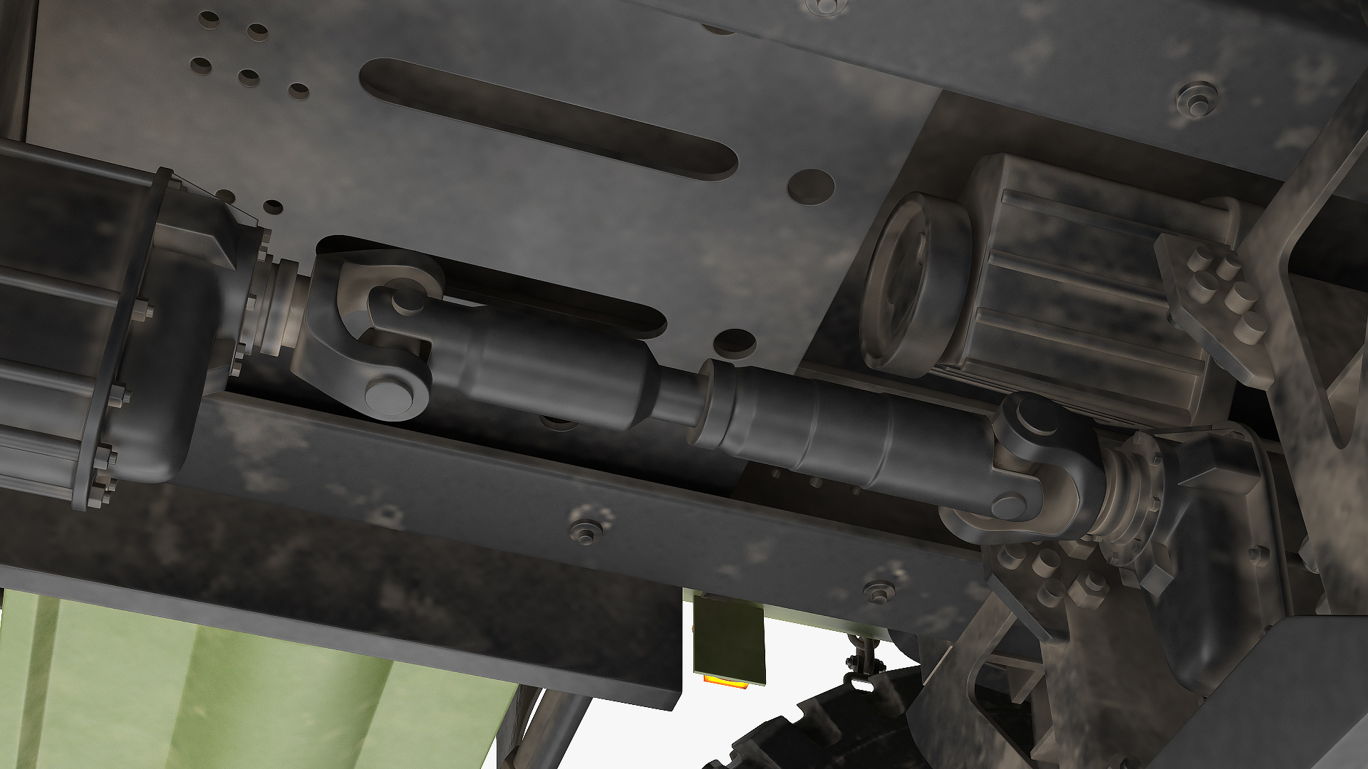 Military Cargo Truck OshKosh MTVR MK23 Dusty 3D model