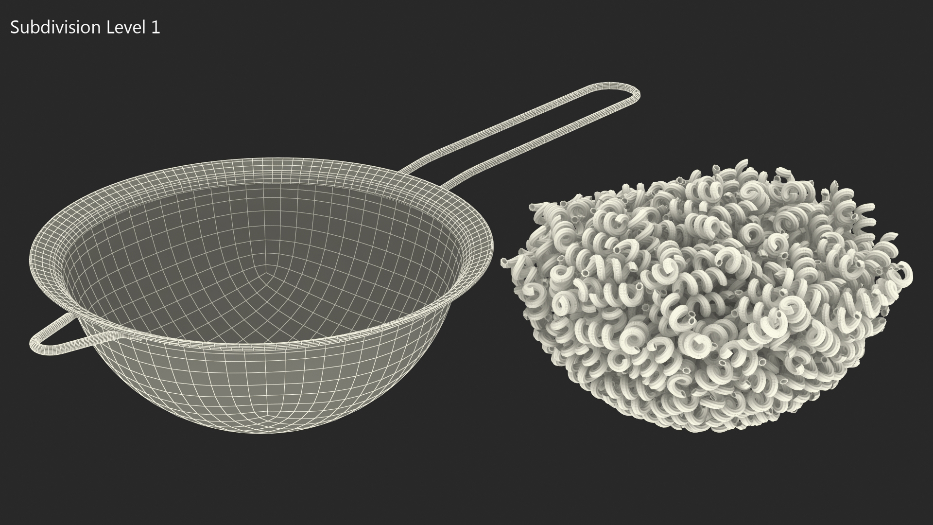 Boiled Pasta 3D