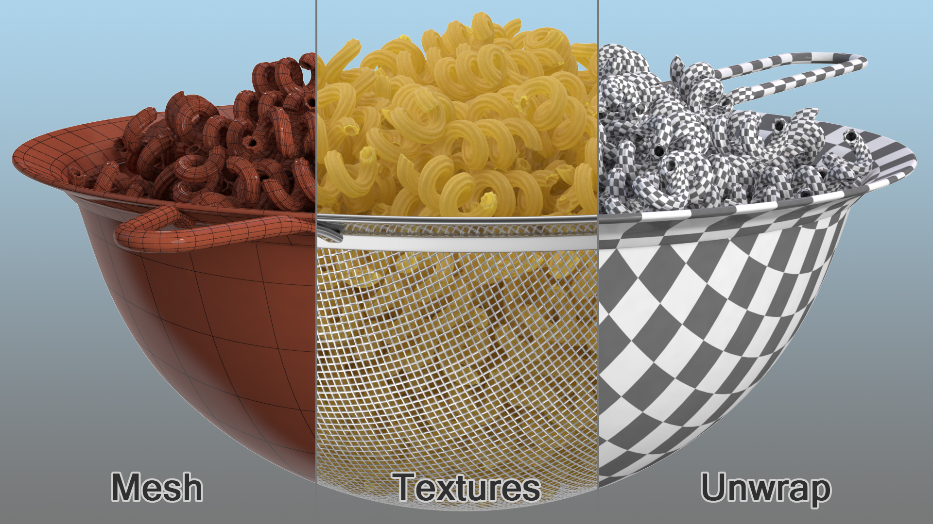 Boiled Pasta 3D