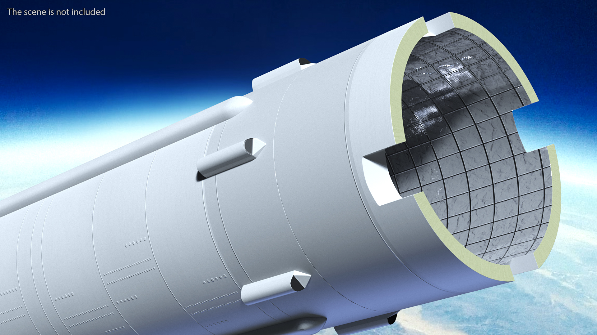 Heavy Lift Launch Rocket Stage-2 3D