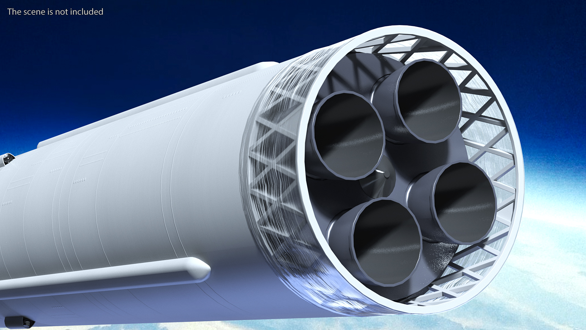 Heavy Lift Launch Rocket Stage-2 3D