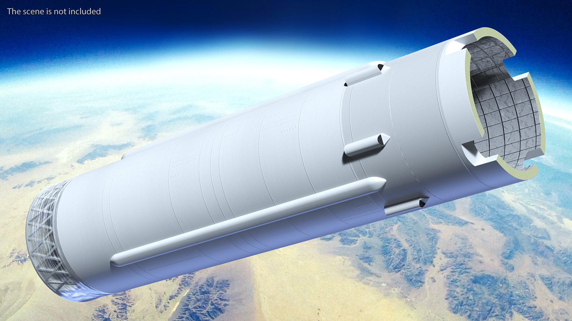 Heavy Lift Launch Rocket Stage-2 3D
