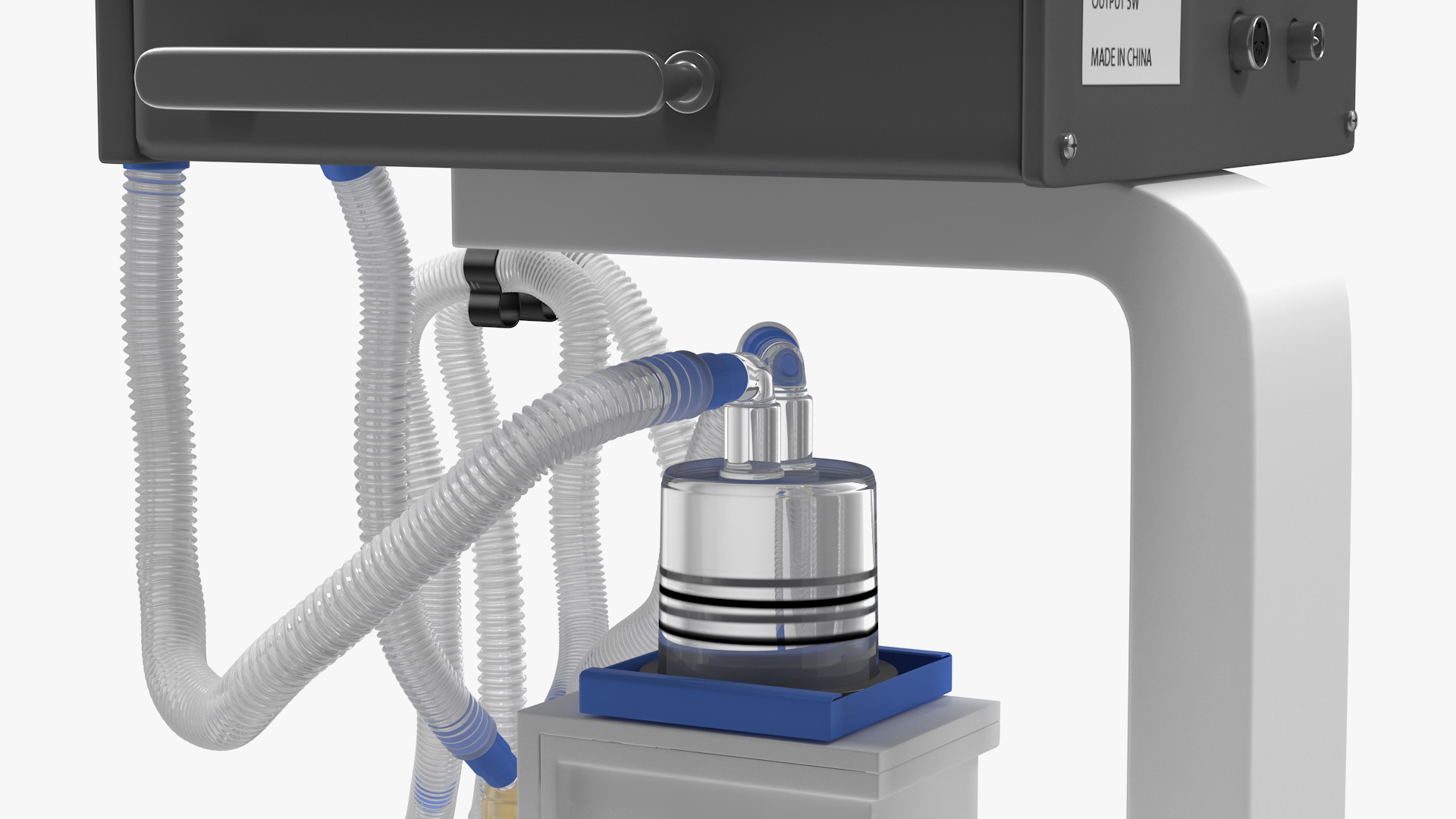 3D Superstar S1100 ICU Ventilator Machine model