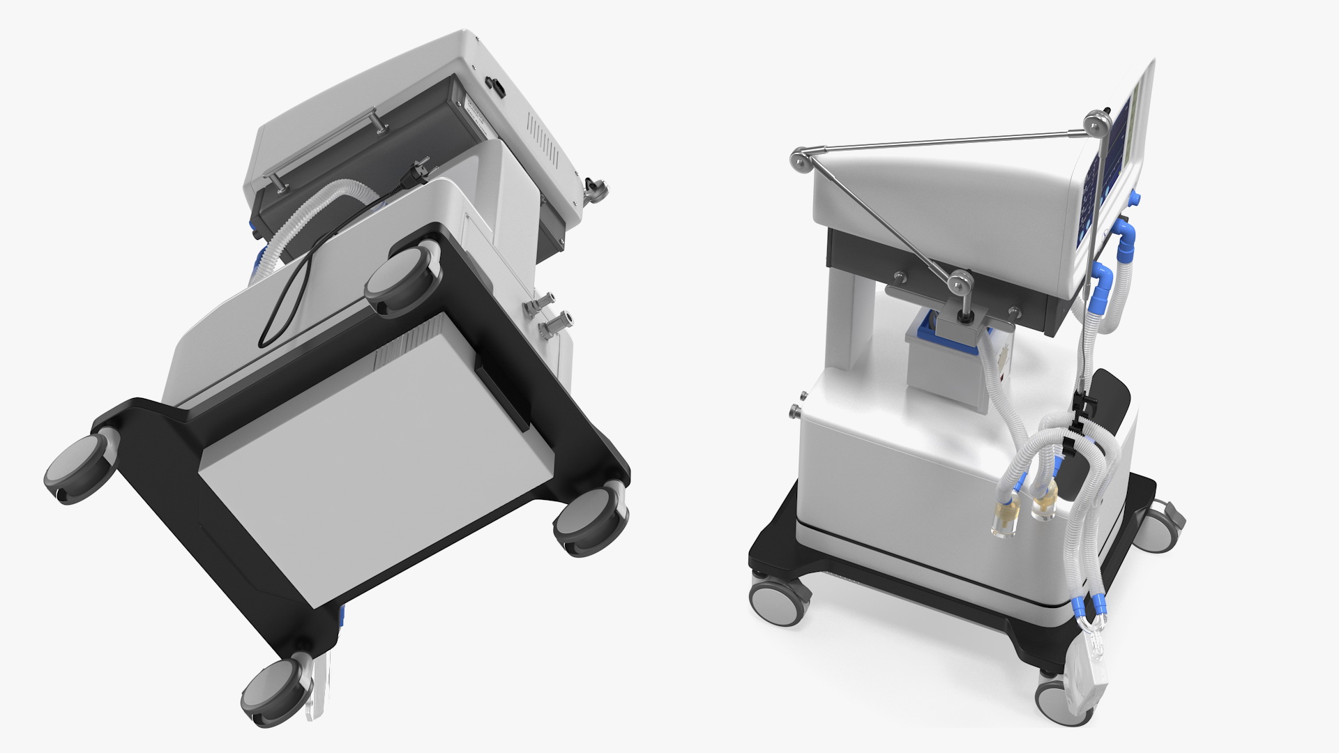 3D Superstar S1100 ICU Ventilator Machine model