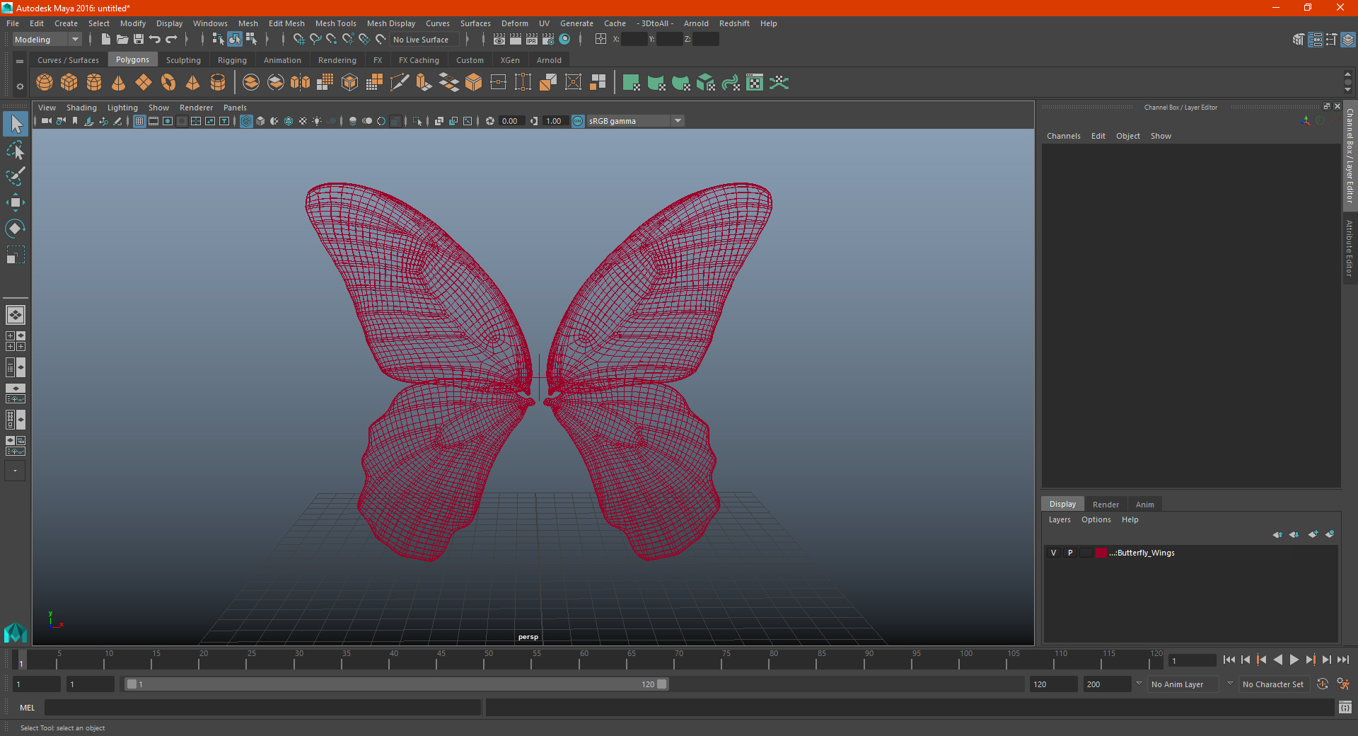 3D model Butterfly Wings
