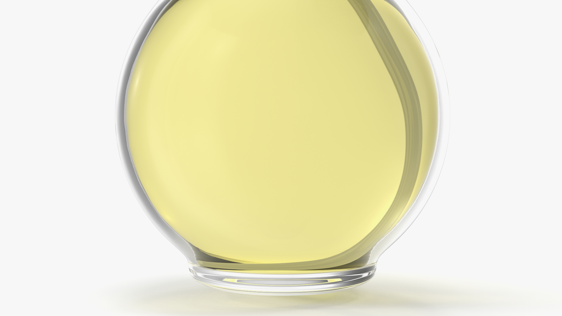 3D Ball Pump Perfume Bottle Golden