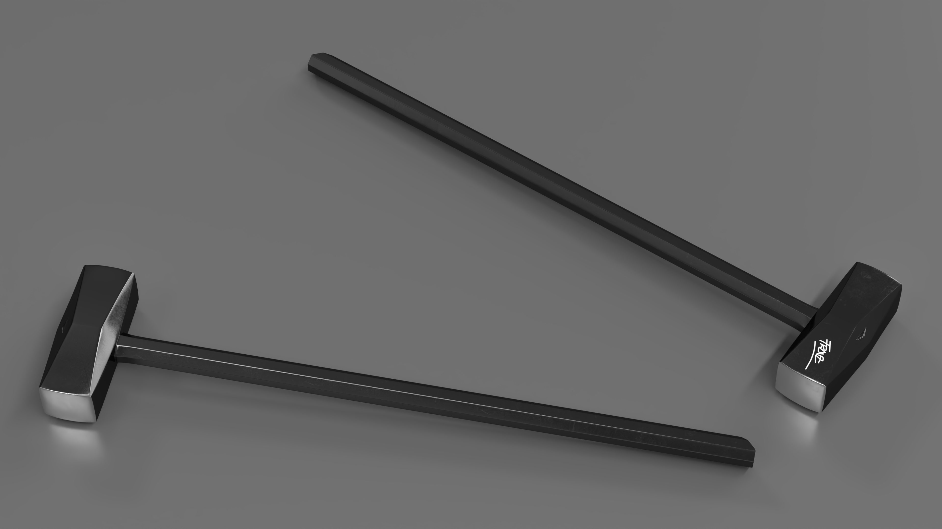 3D Cyber Hammer Tesla model