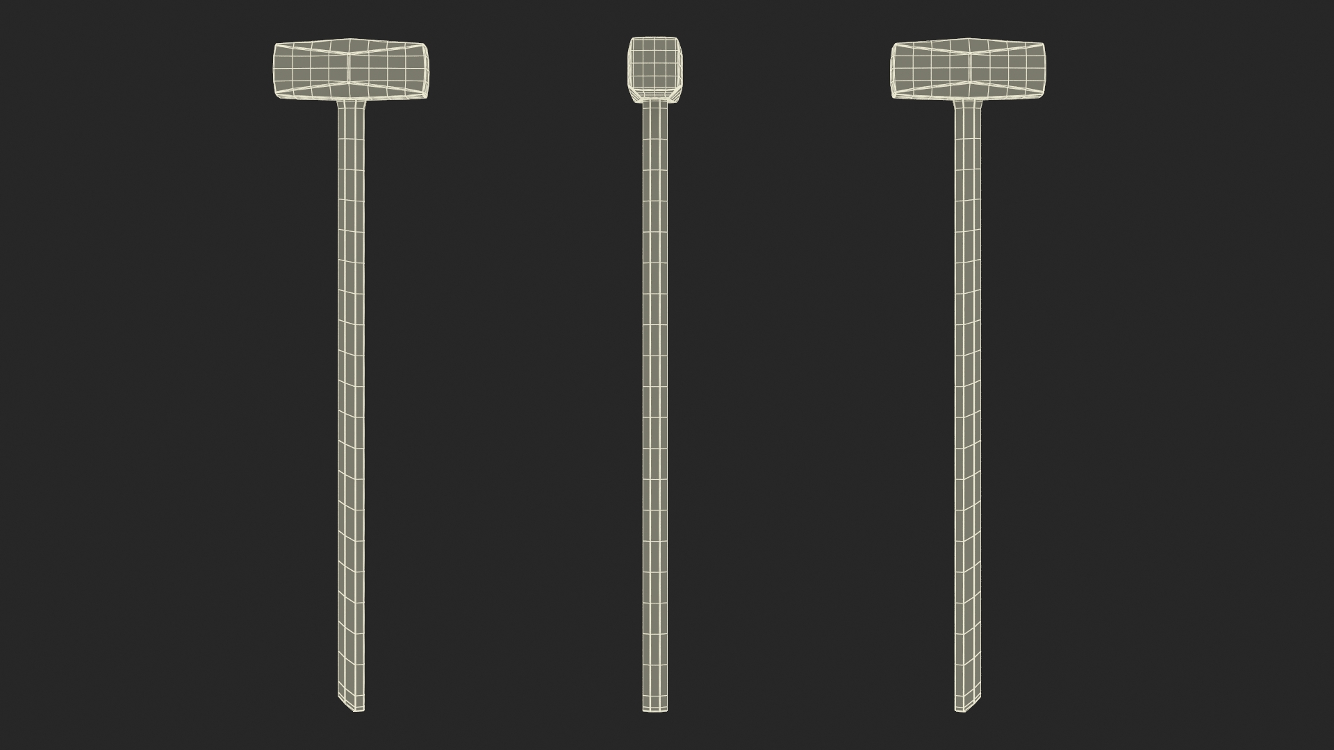 3D Cyber Hammer Tesla model
