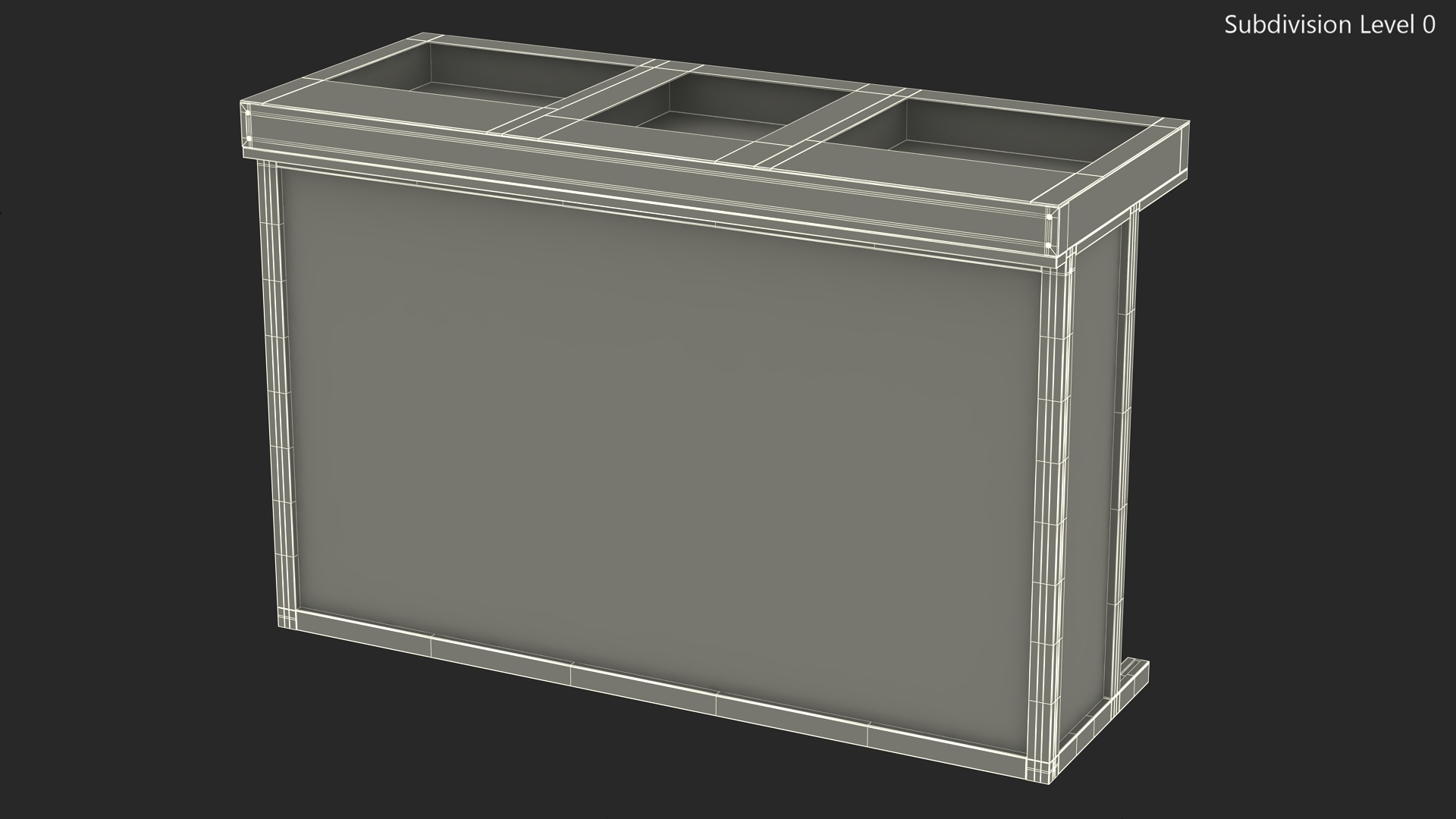 3D DJ Stand with Green Lighting model